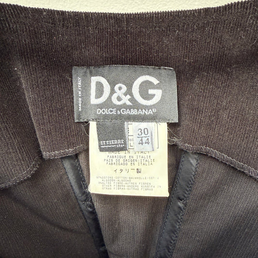 D&G 2002 Corduroy Corset