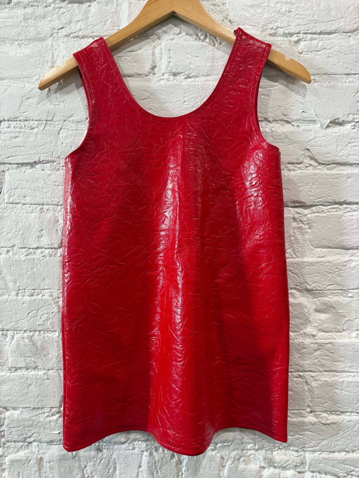 Euro Custom Red Leather Top