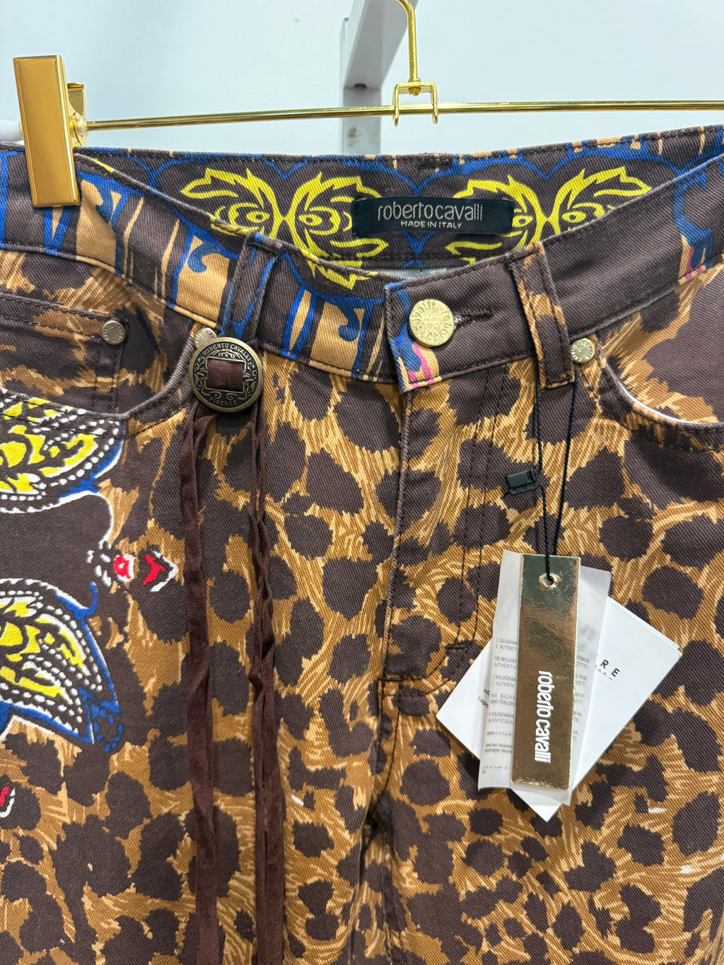 Roberto Cavalli leopard multicolor set