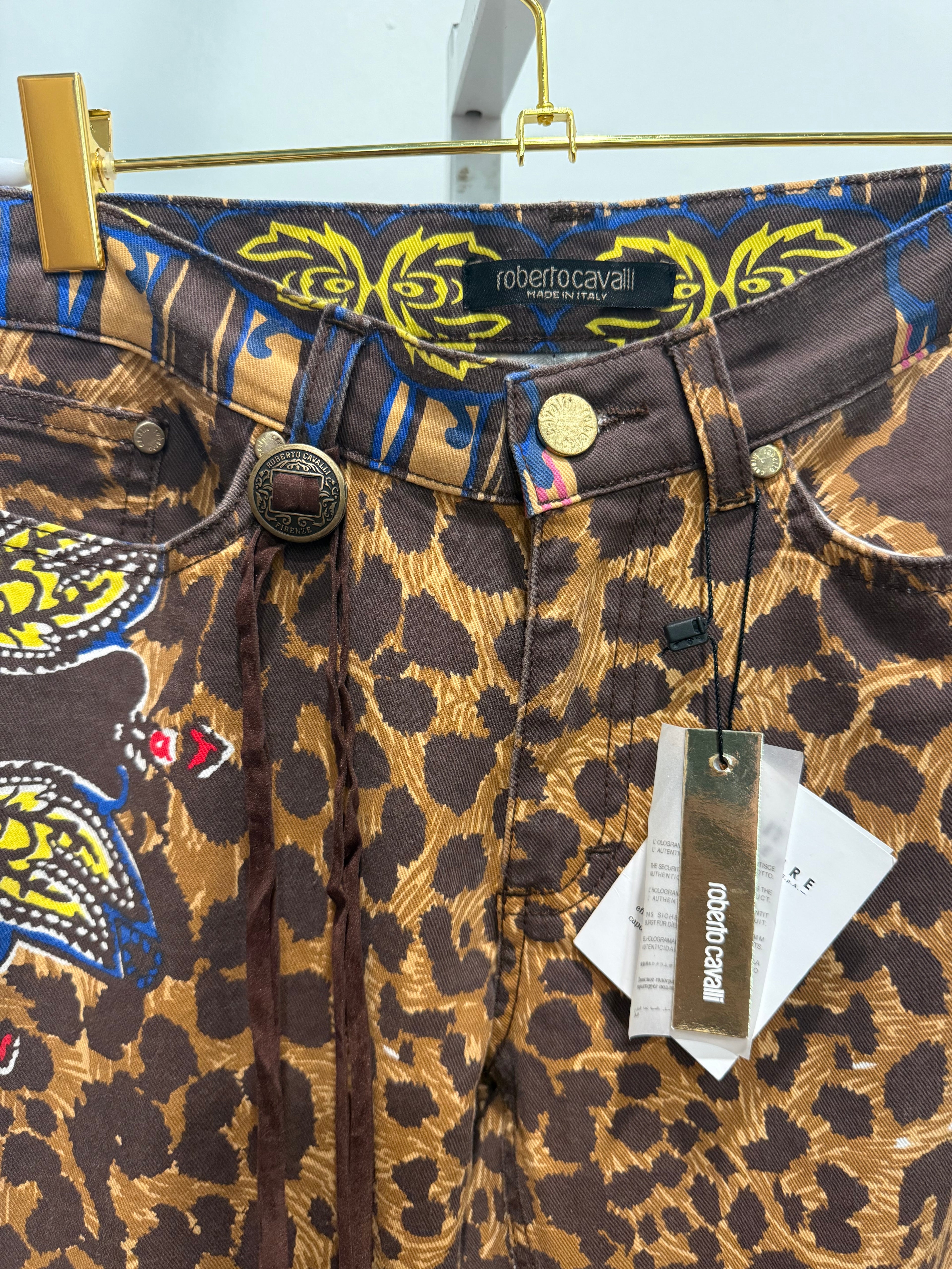 Roberto Cavalli leopard multicolor set
