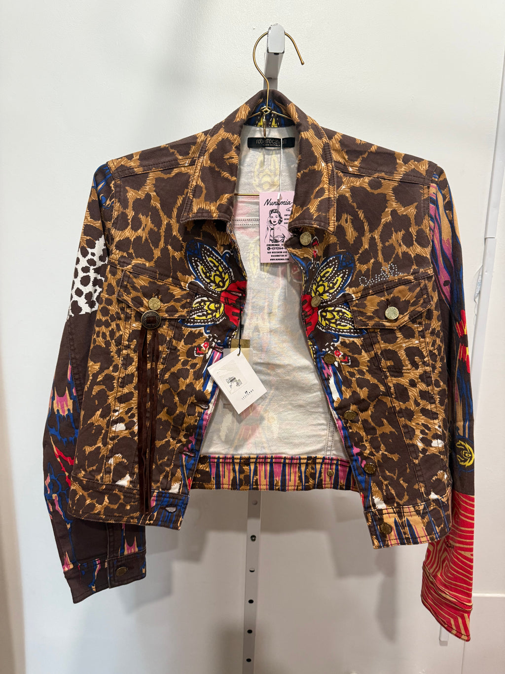 Roberto Cavalli leopard multicolor set