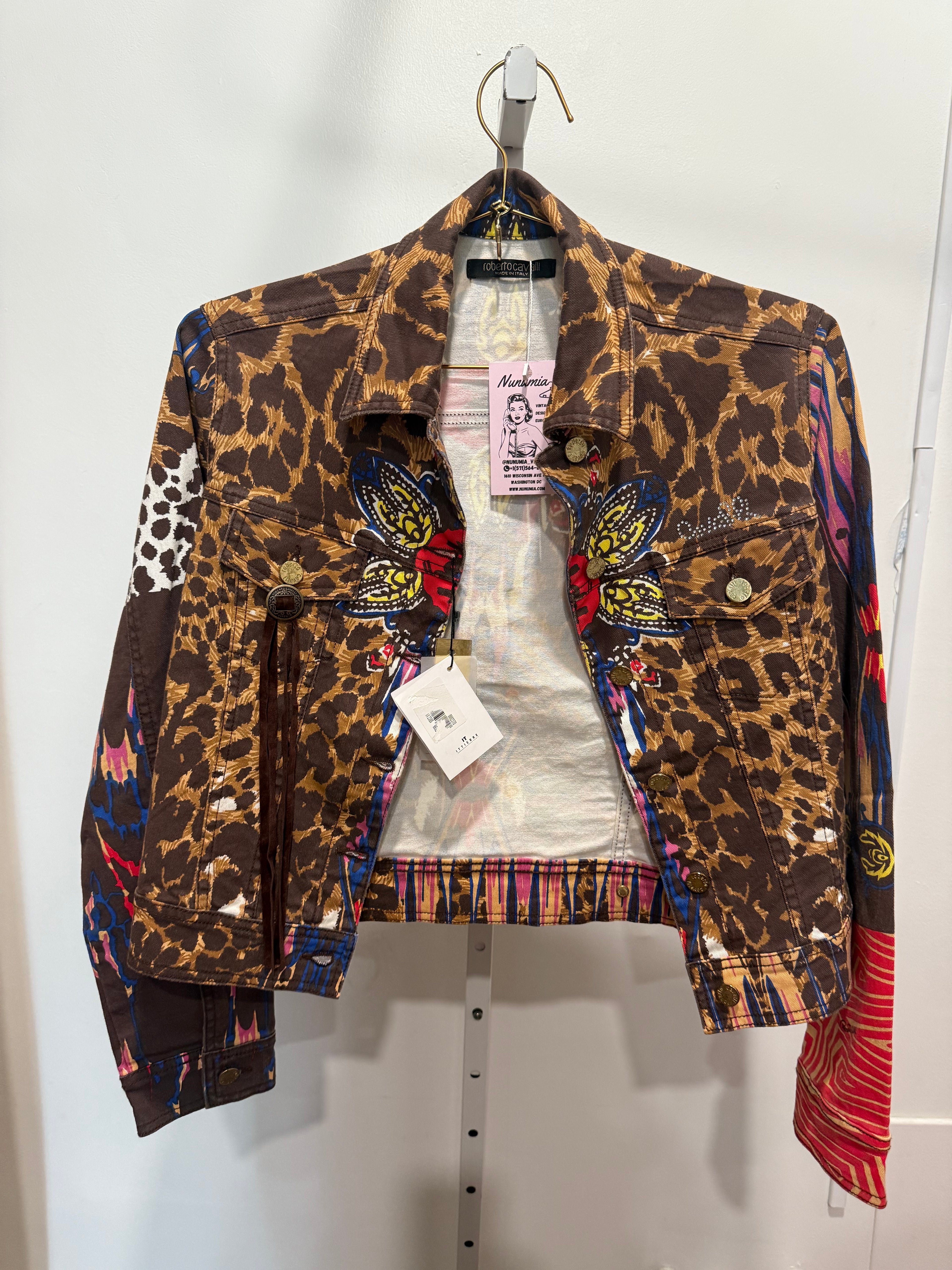 Roberto Cavalli leopard multicolor set