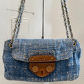 Prada Cleo Tweed Handbag