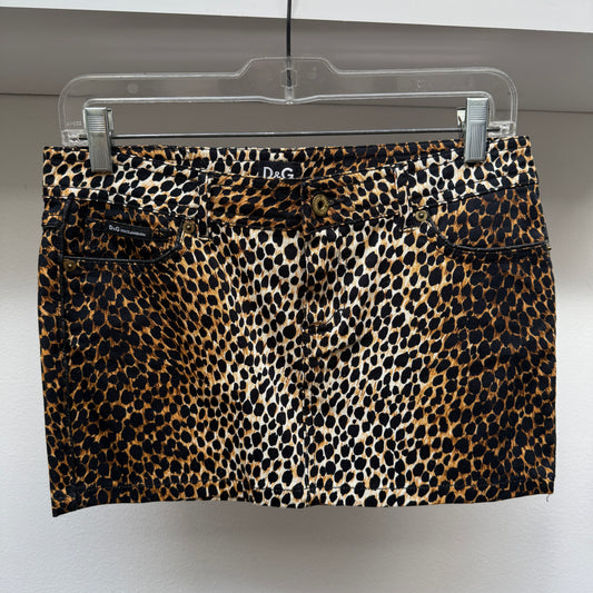 D&G Mini Cheetah Skirt
