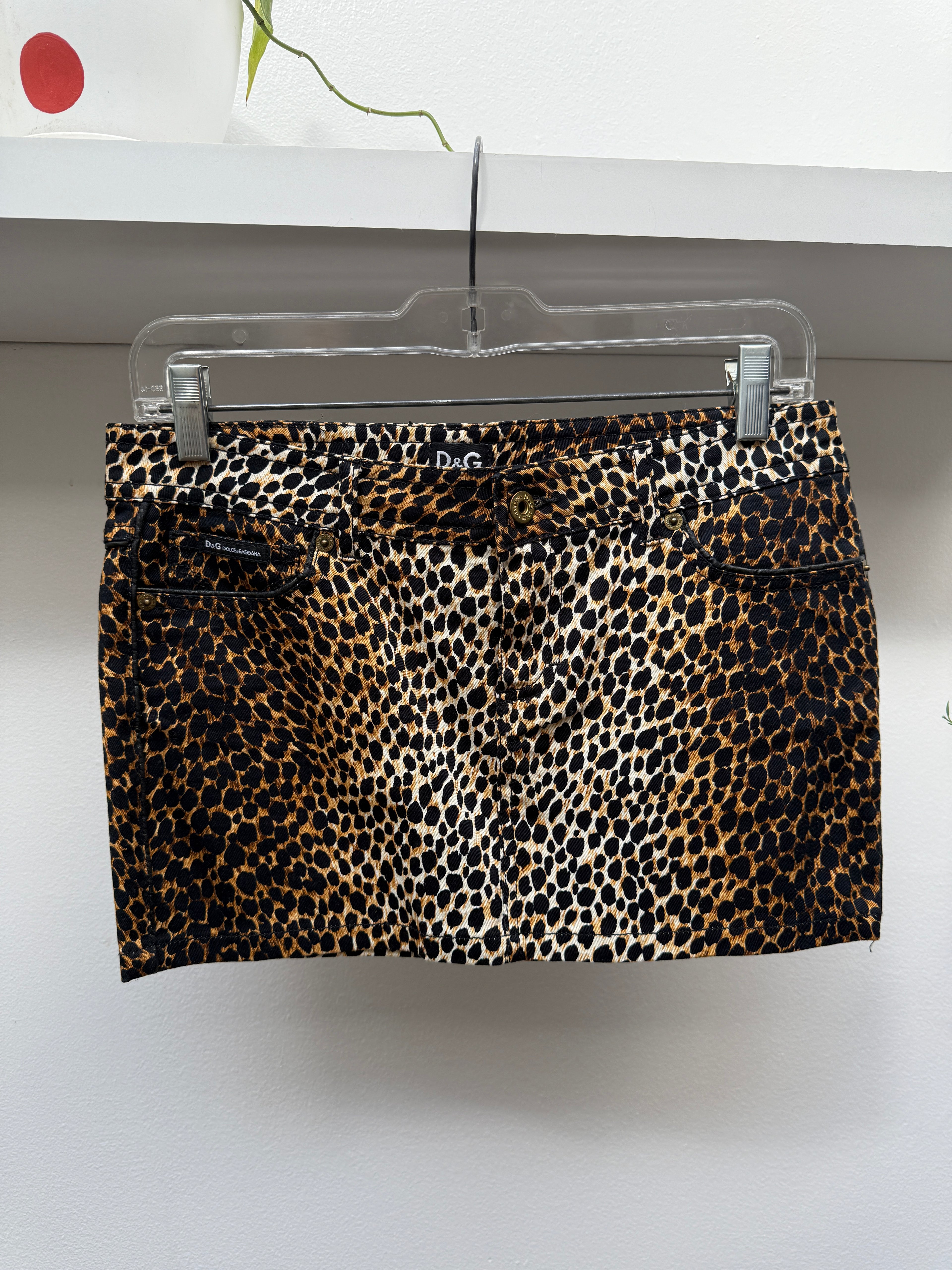 D&G Mini Cheetah Skirt
