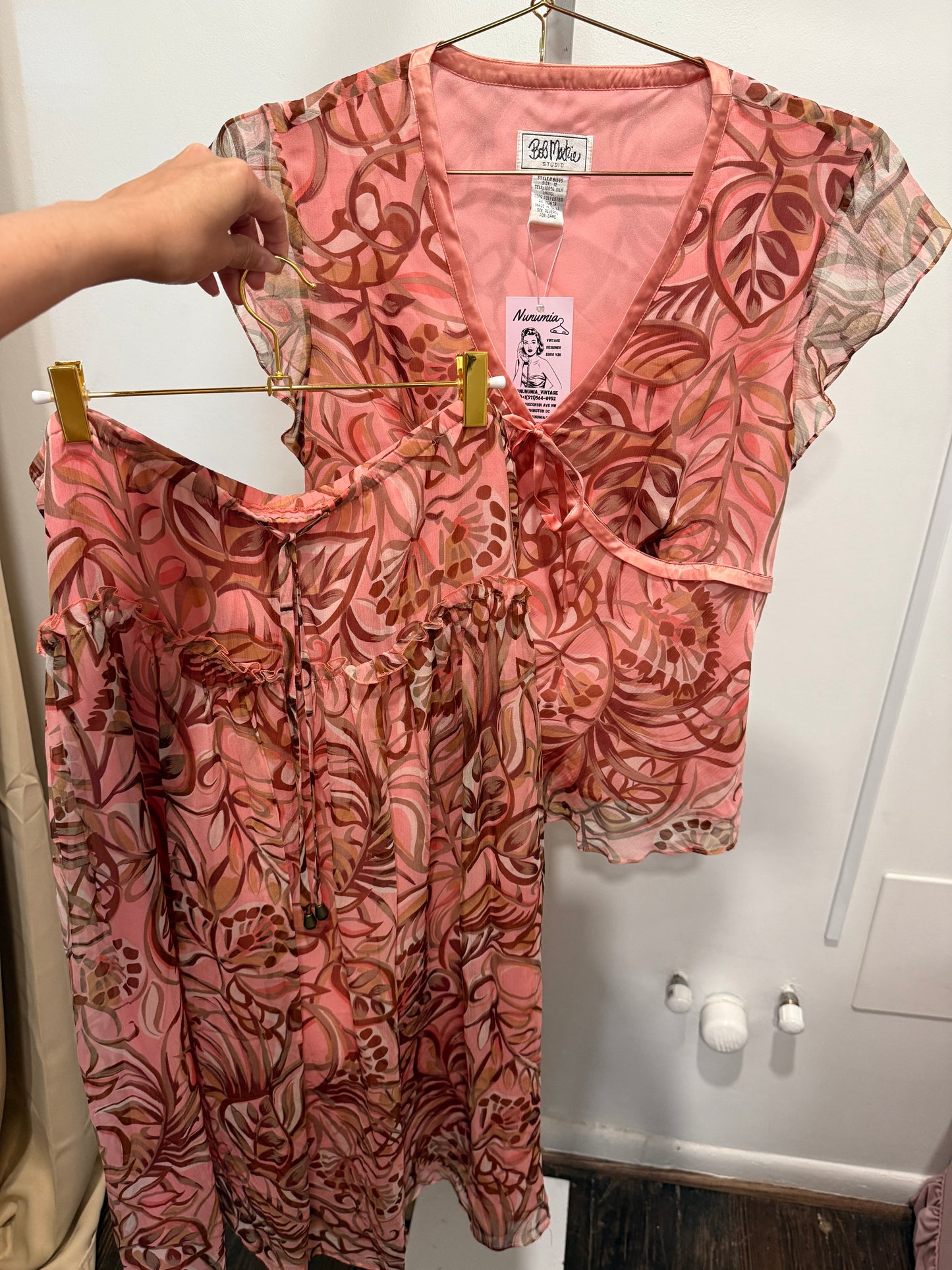 Bob Mackie Silk set