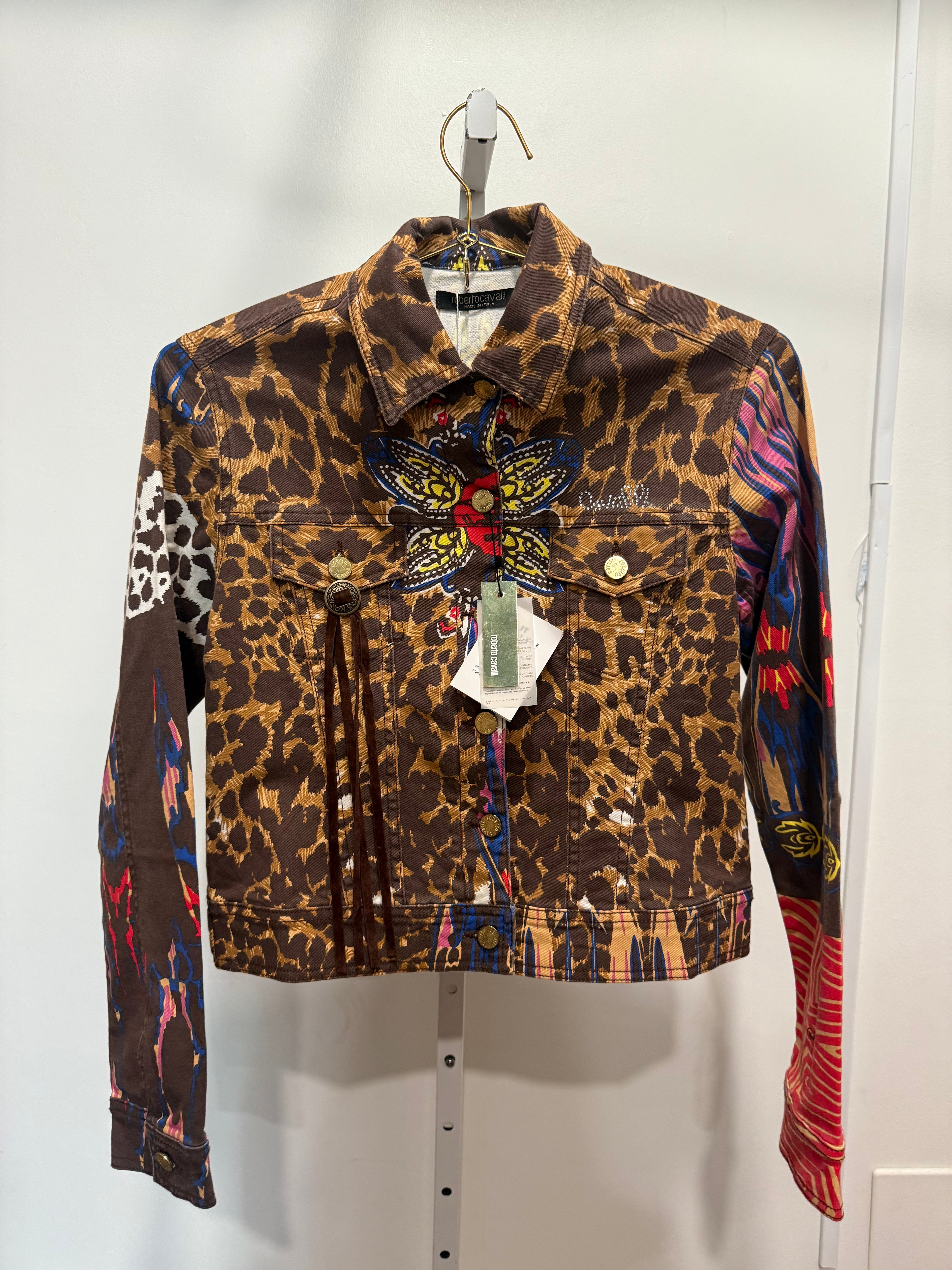 Roberto Cavalli leopard multicolor set