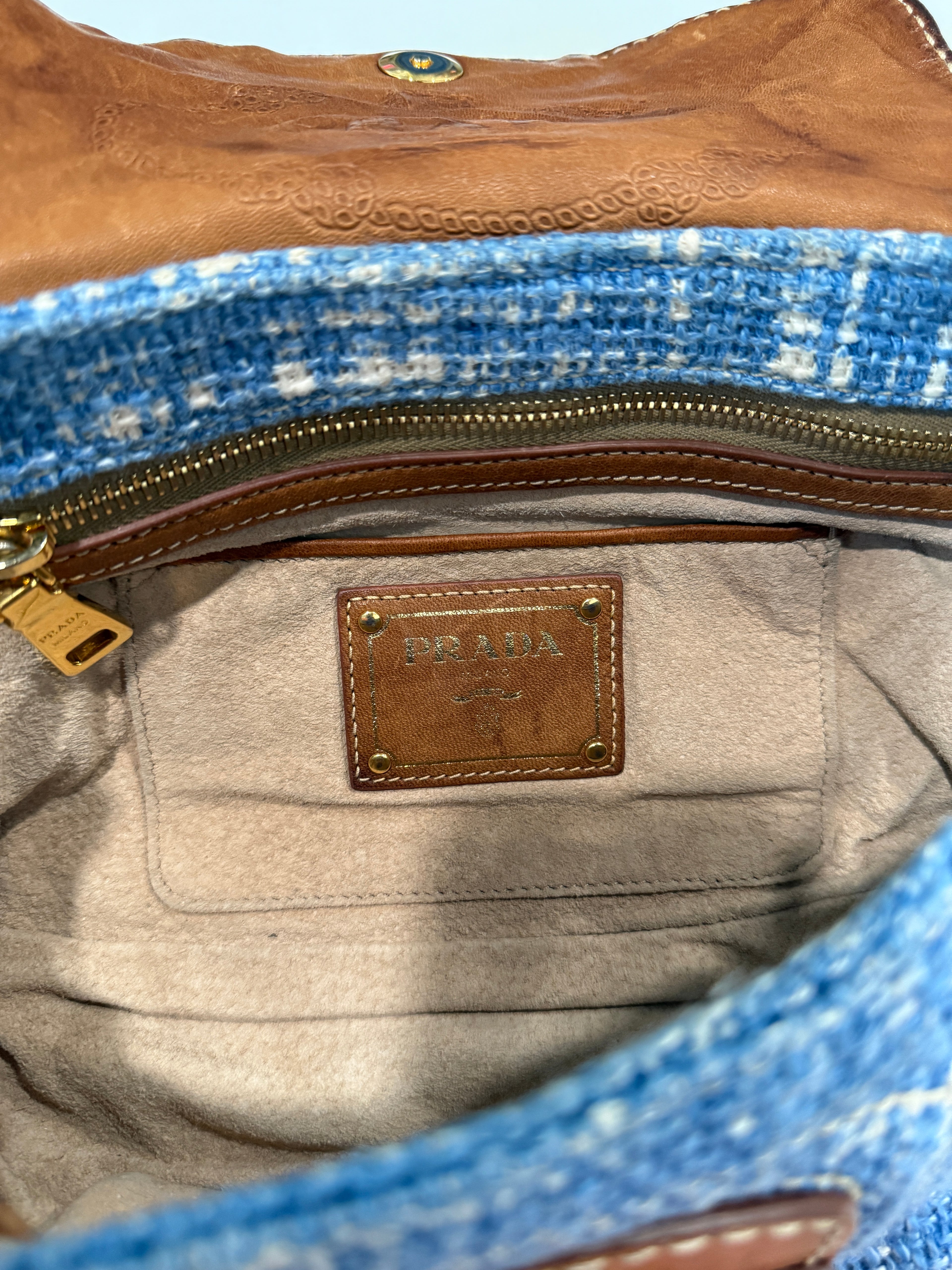 Prada Cleo Tweed Handbag