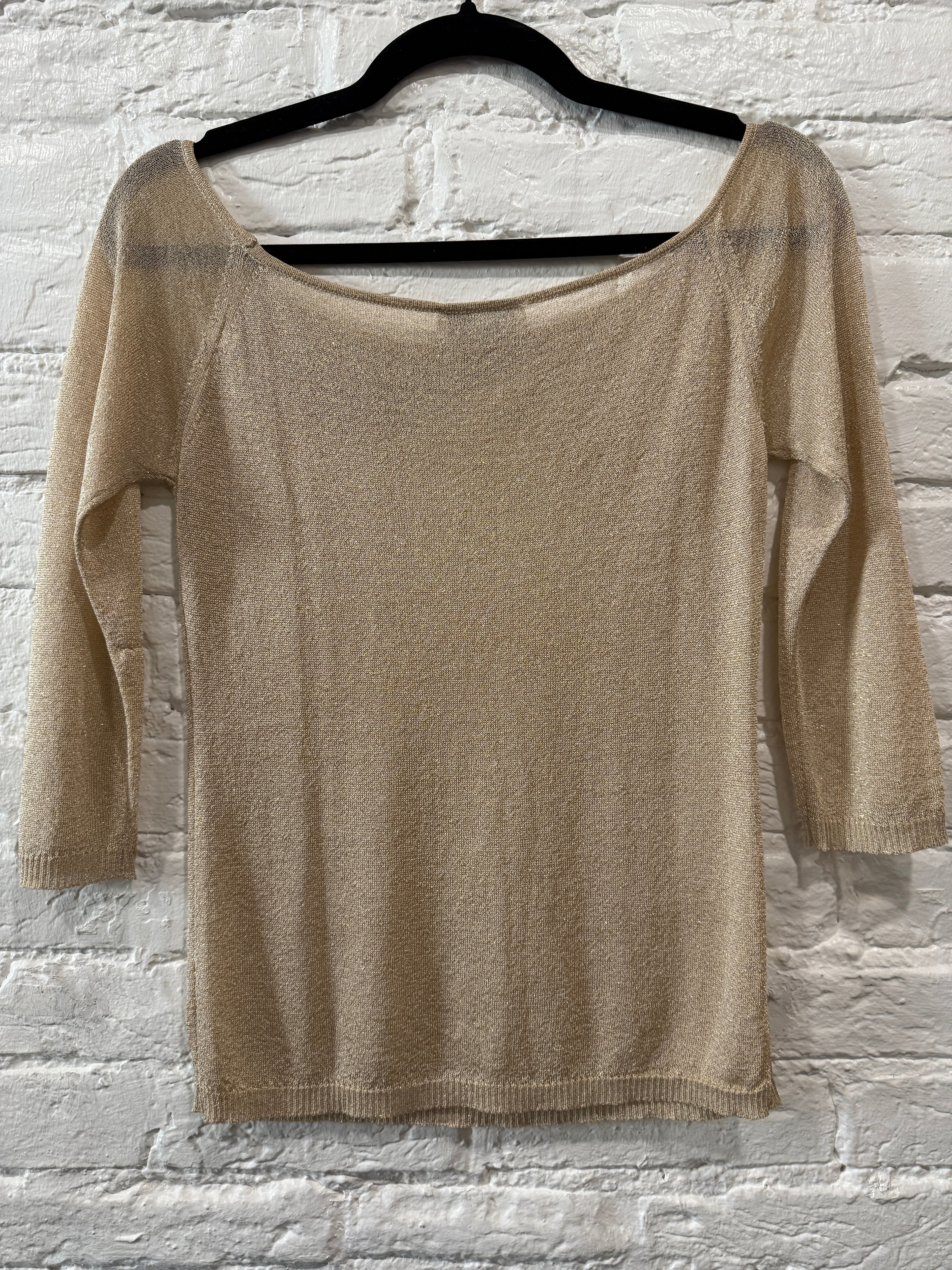 Blumarine Beaded knit top