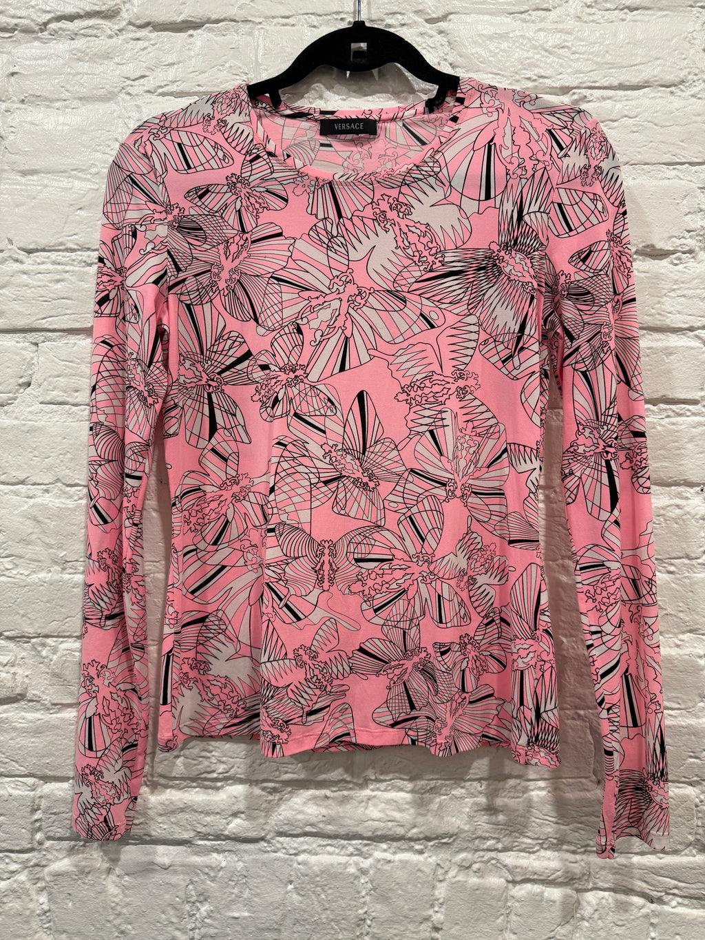 Versace Pink 
Butterfly Top