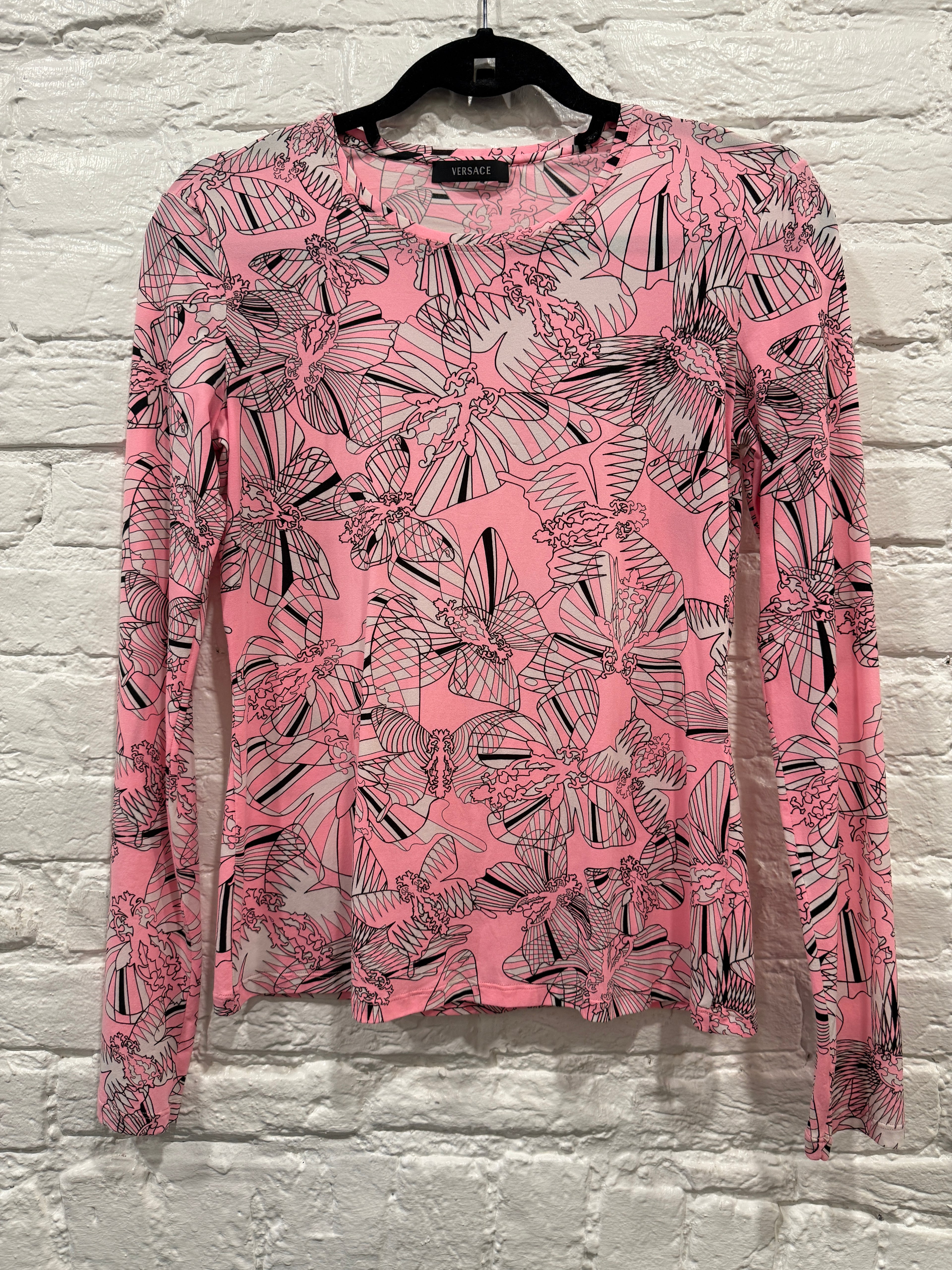 Versace Pink 
Butterfly Top