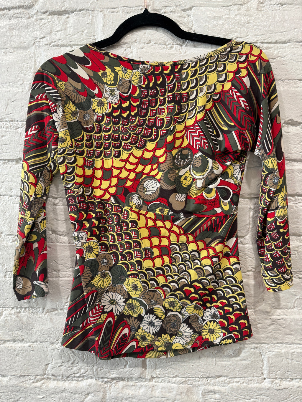 Roberto Cavalli 
Drape Top