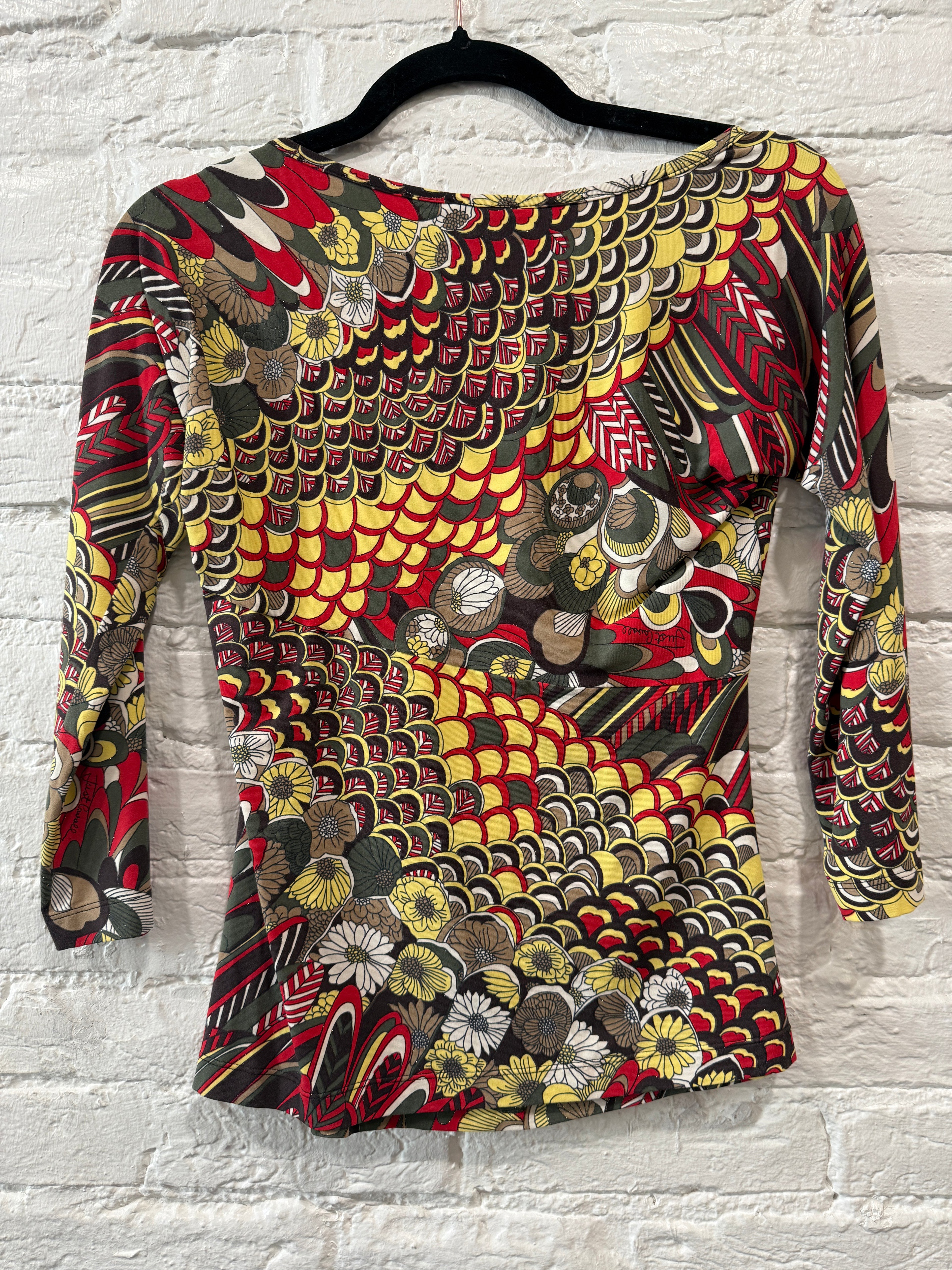 Roberto Cavalli 
Drape Top