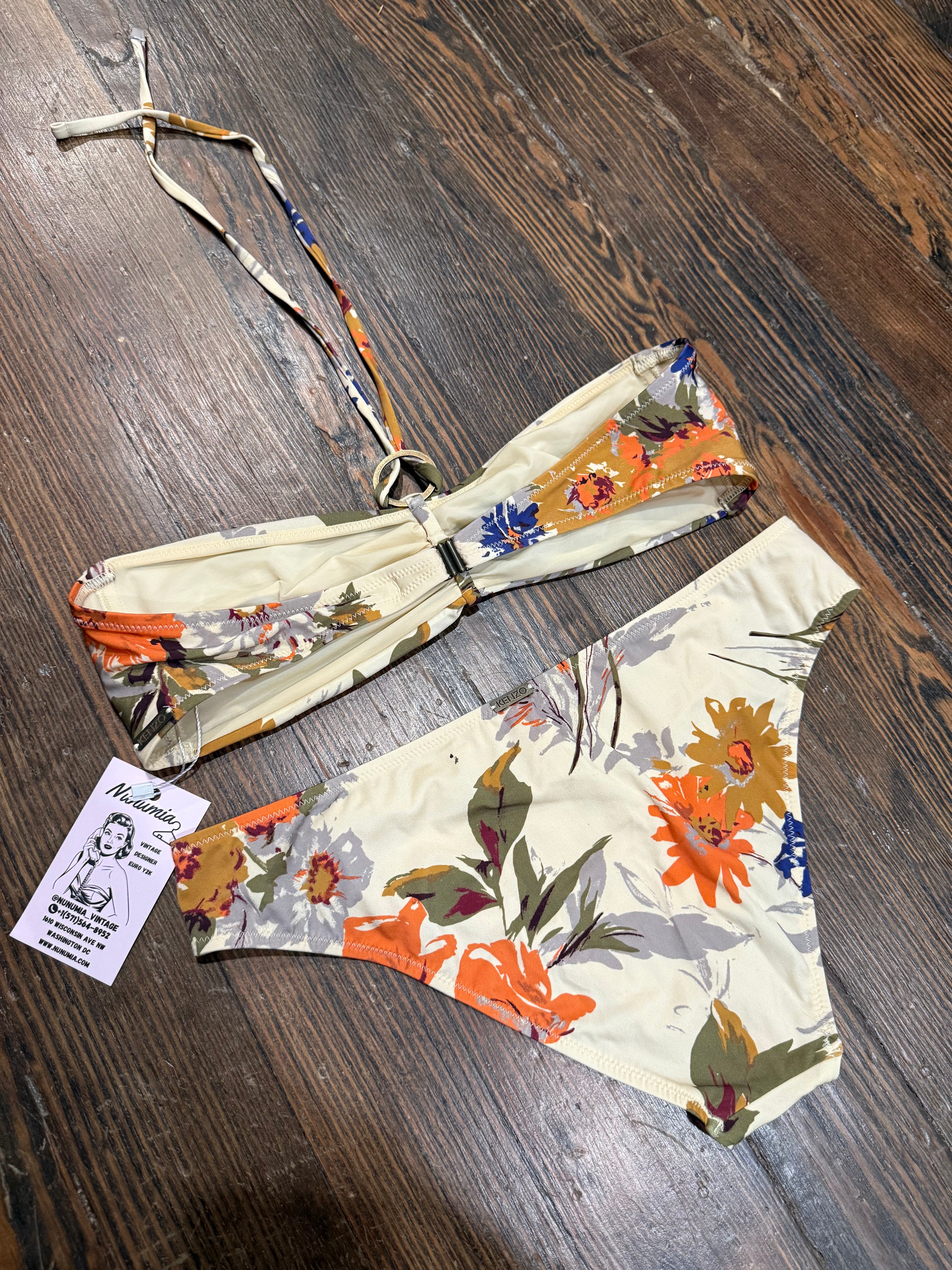 Kenzo Bandage Bikini Set (ivory)