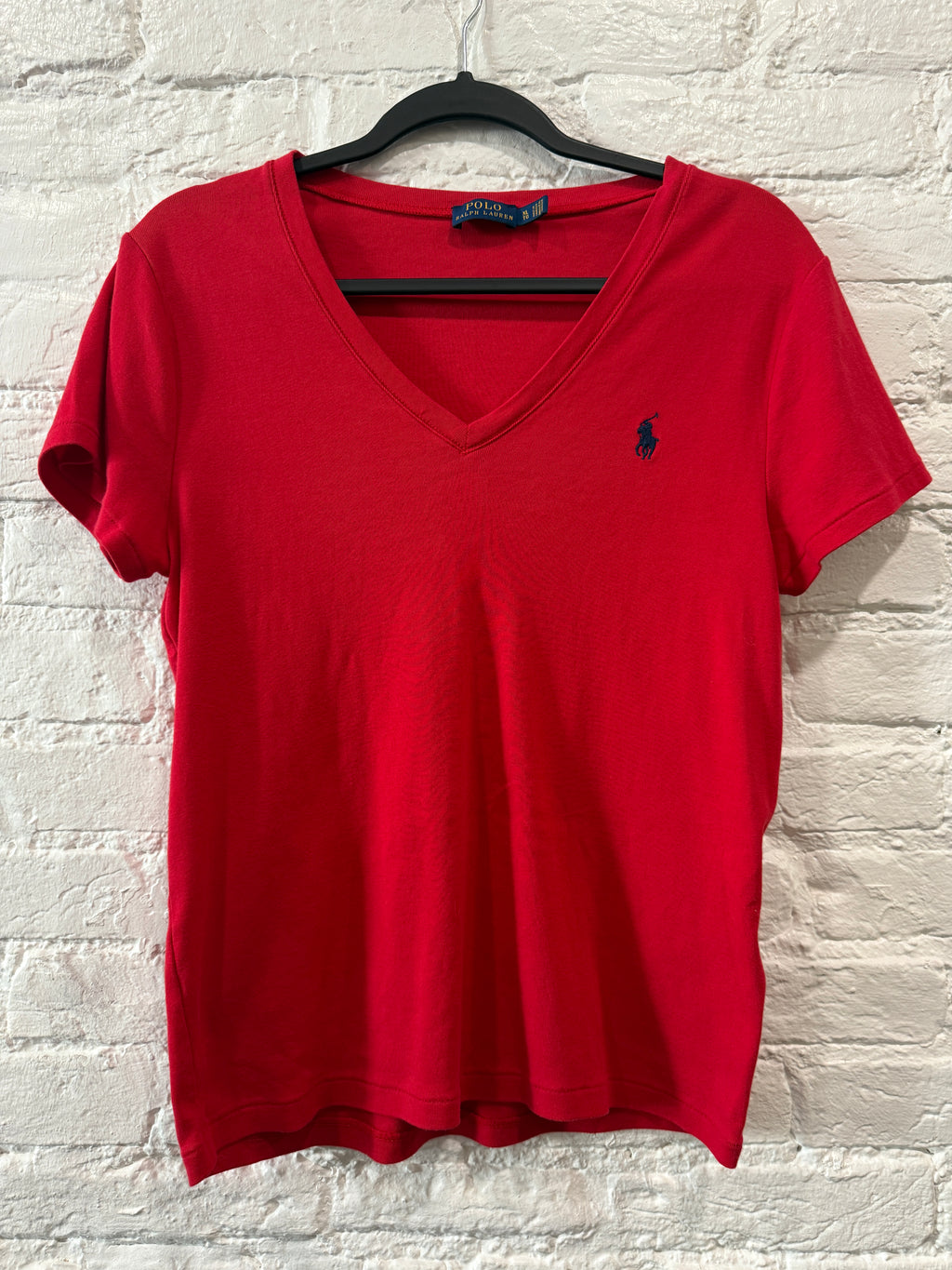 RL polo red top