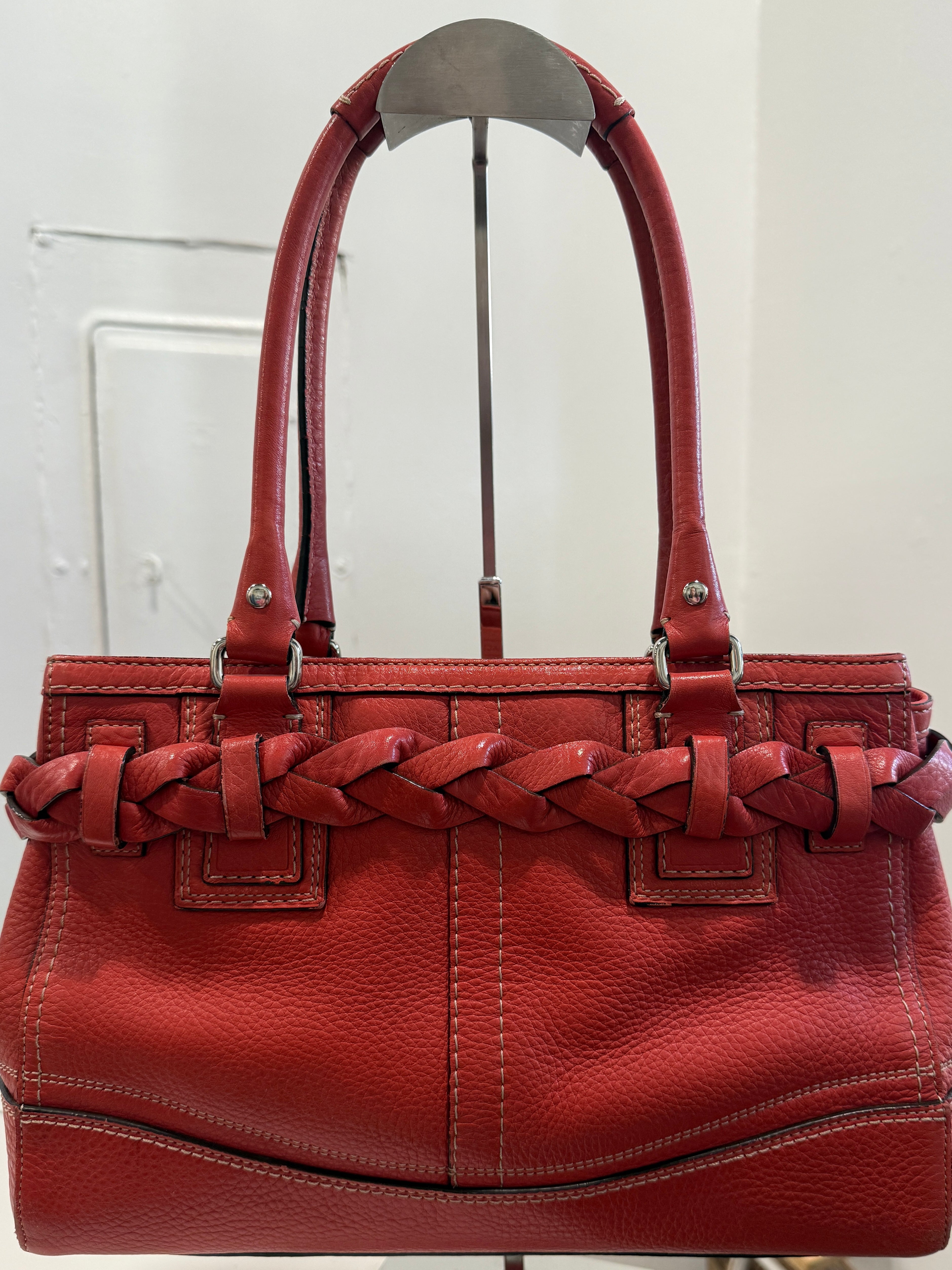 Orange Coach Handbag