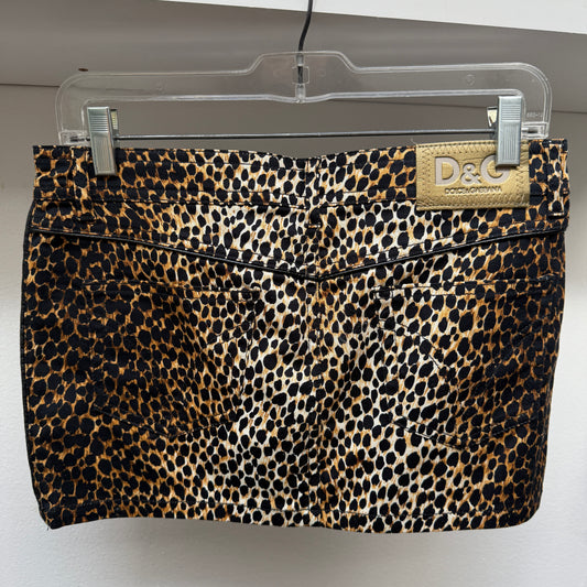 D&G Mini Cheetah Skirt