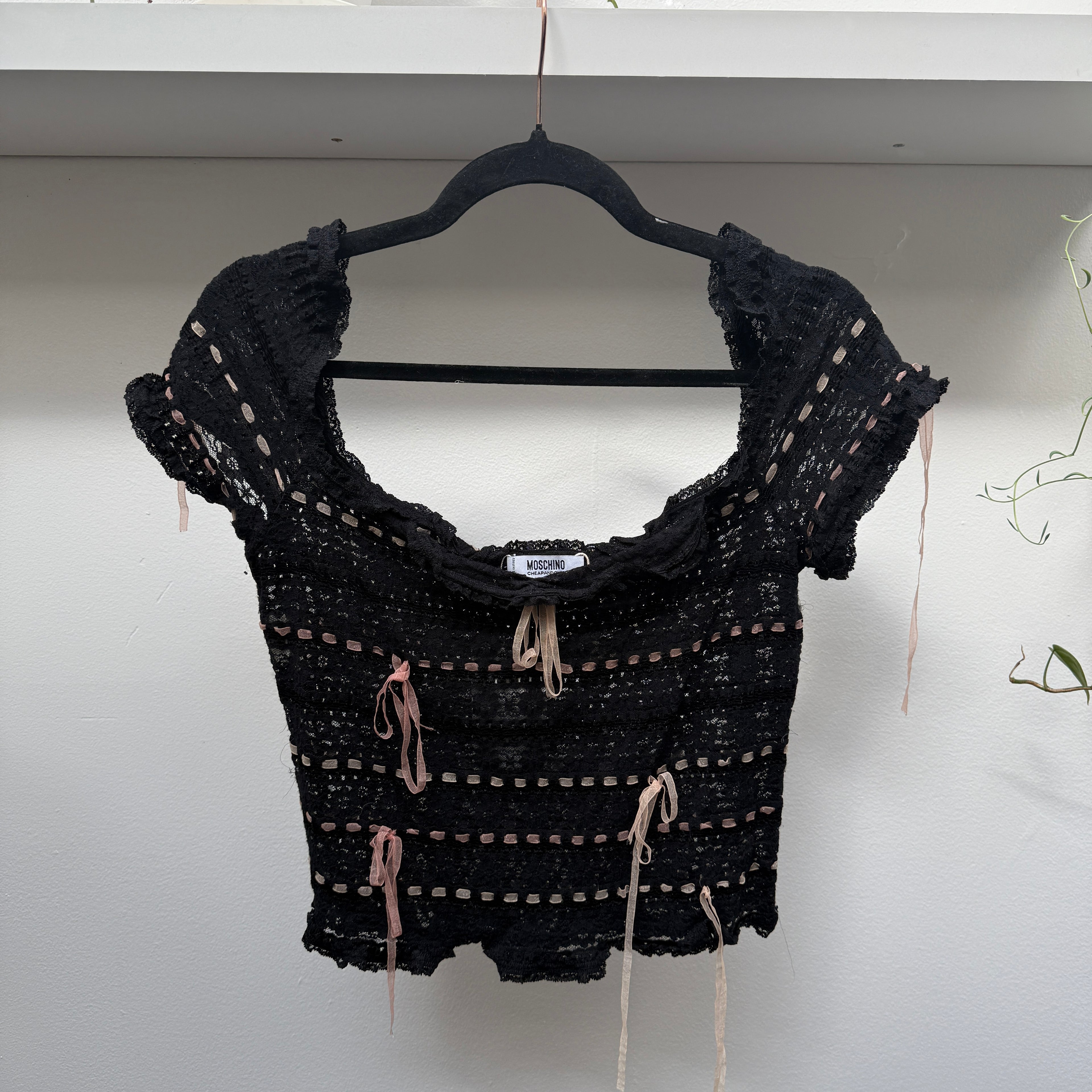 Moschino Lace top with Bows