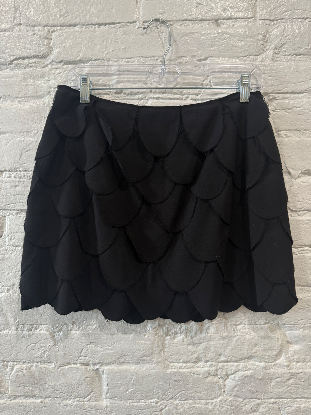 Moschino Deadstock Wool Petal Skirt