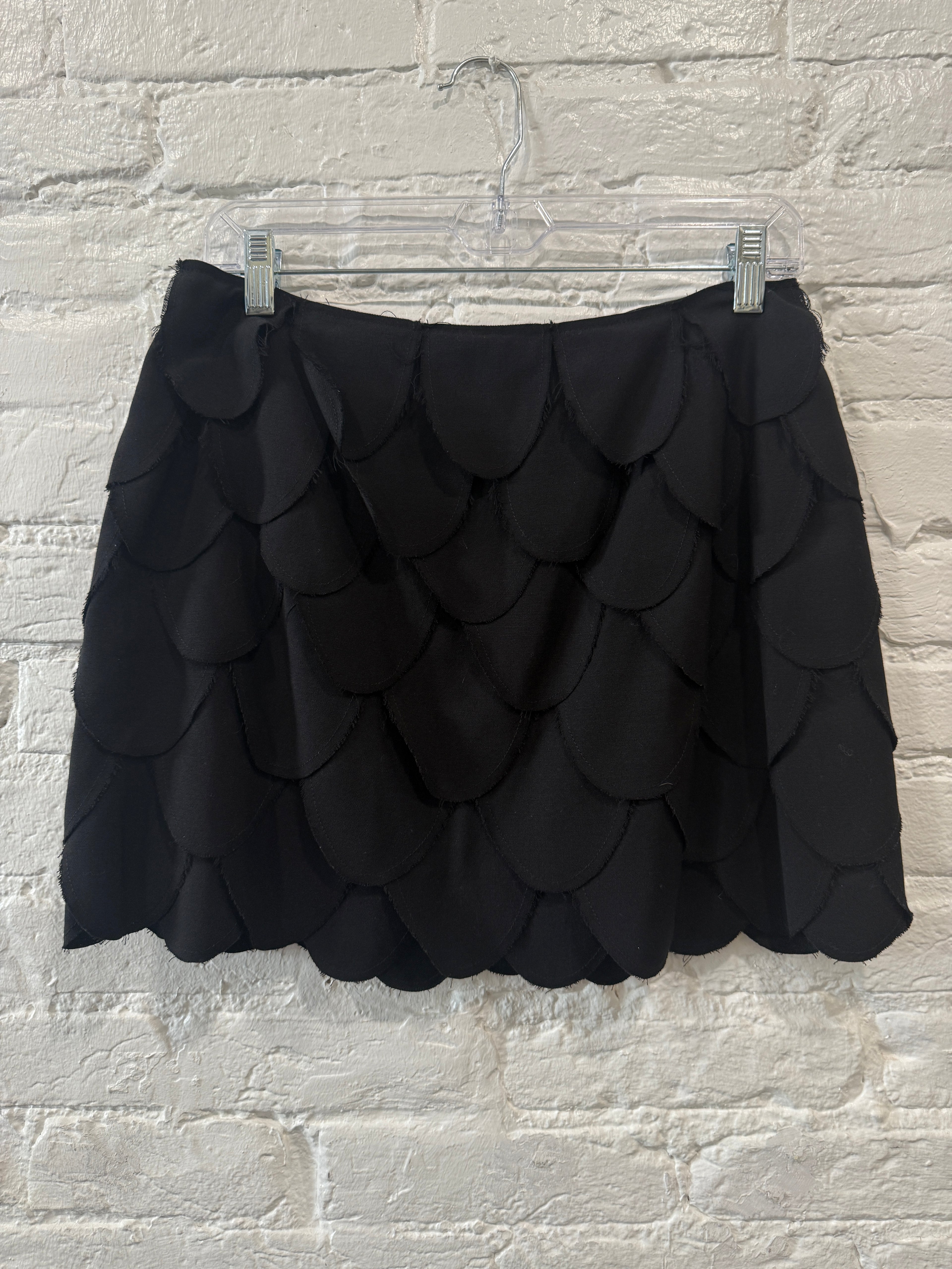 Moschino Deadstock Wool Petal Skirt