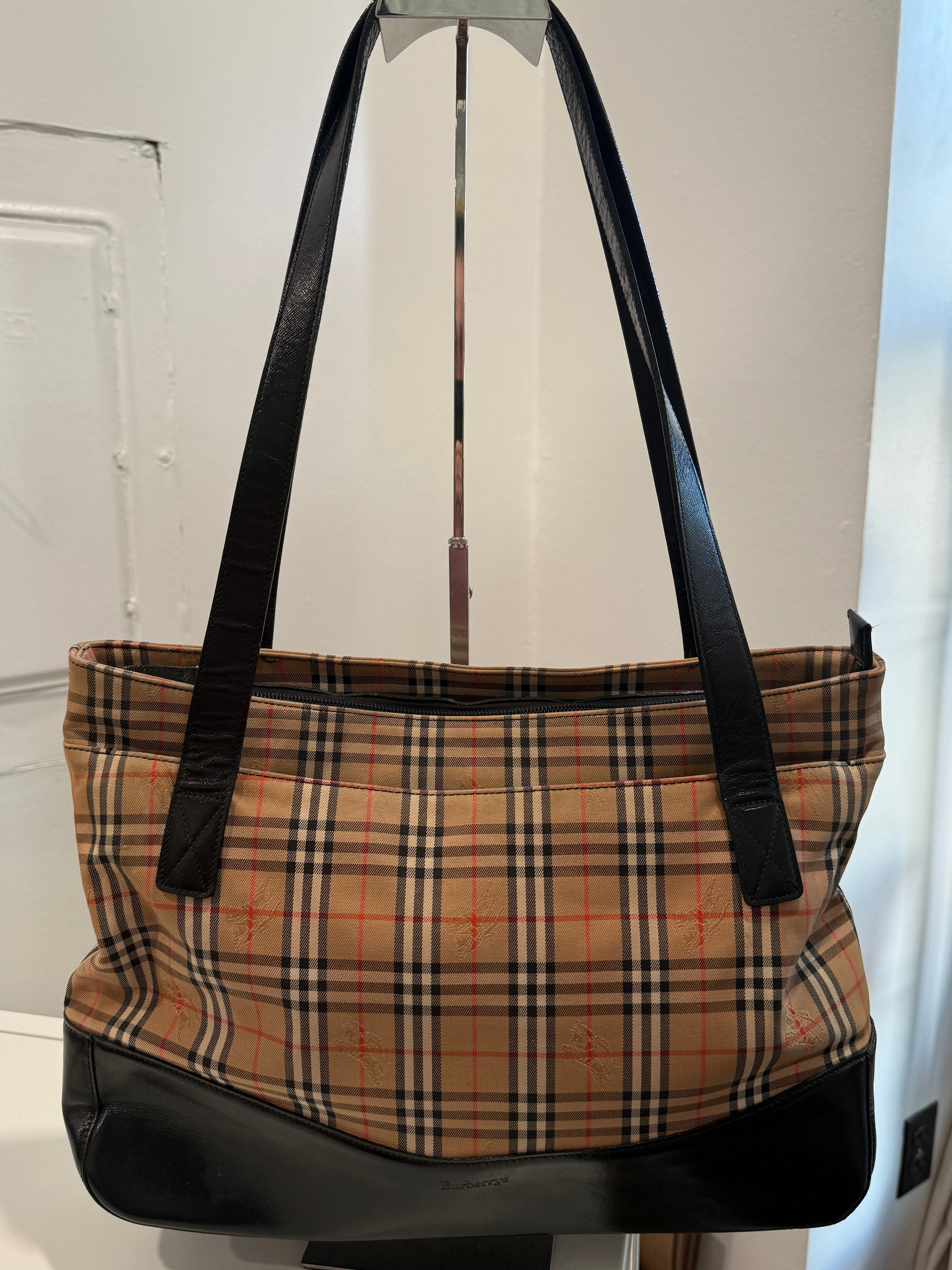 Burberry Plaid Diaper Bag