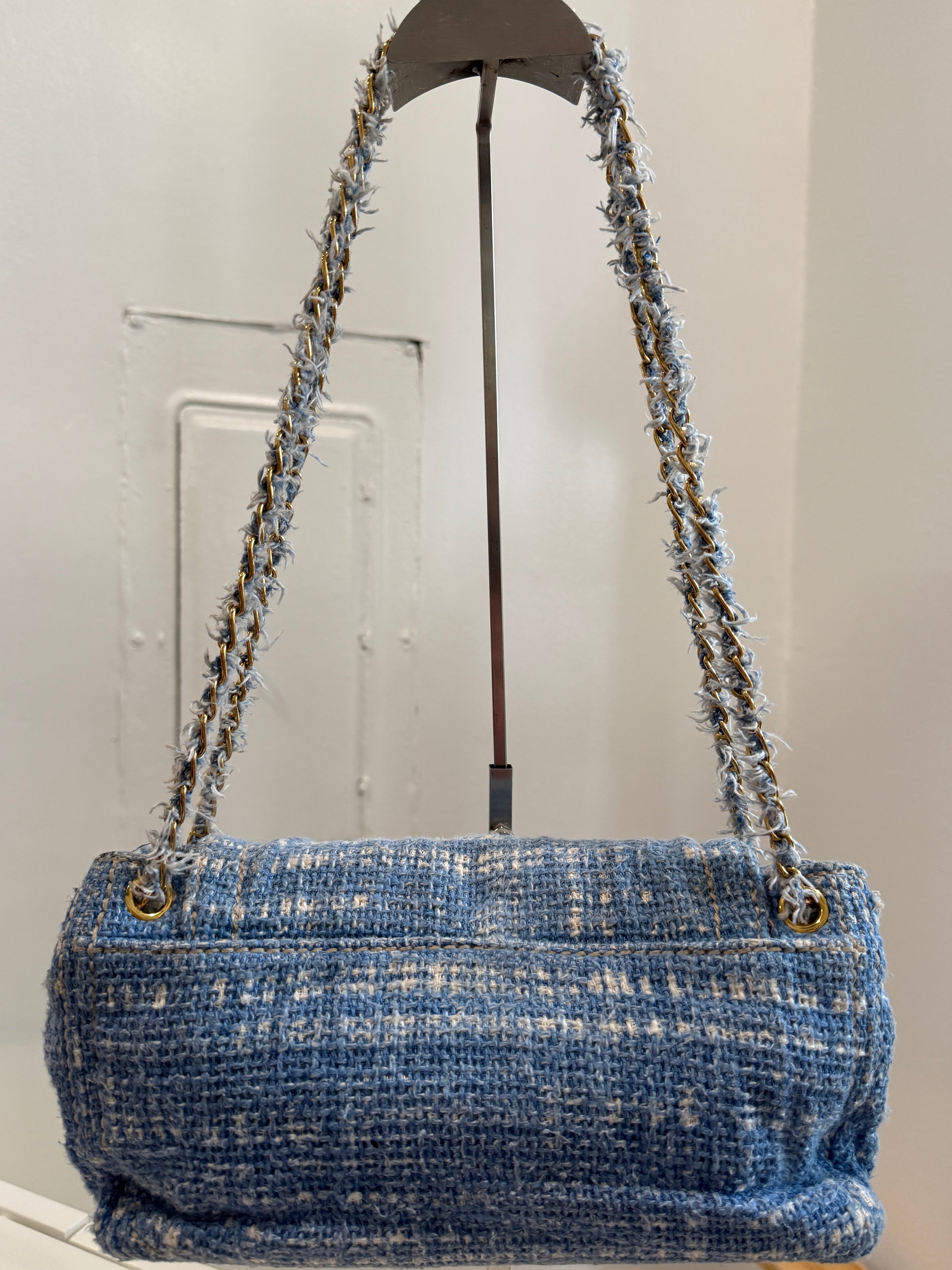 Prada Cleo Tweed Handbag