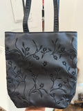 Vtg Floral Embroidered Bag