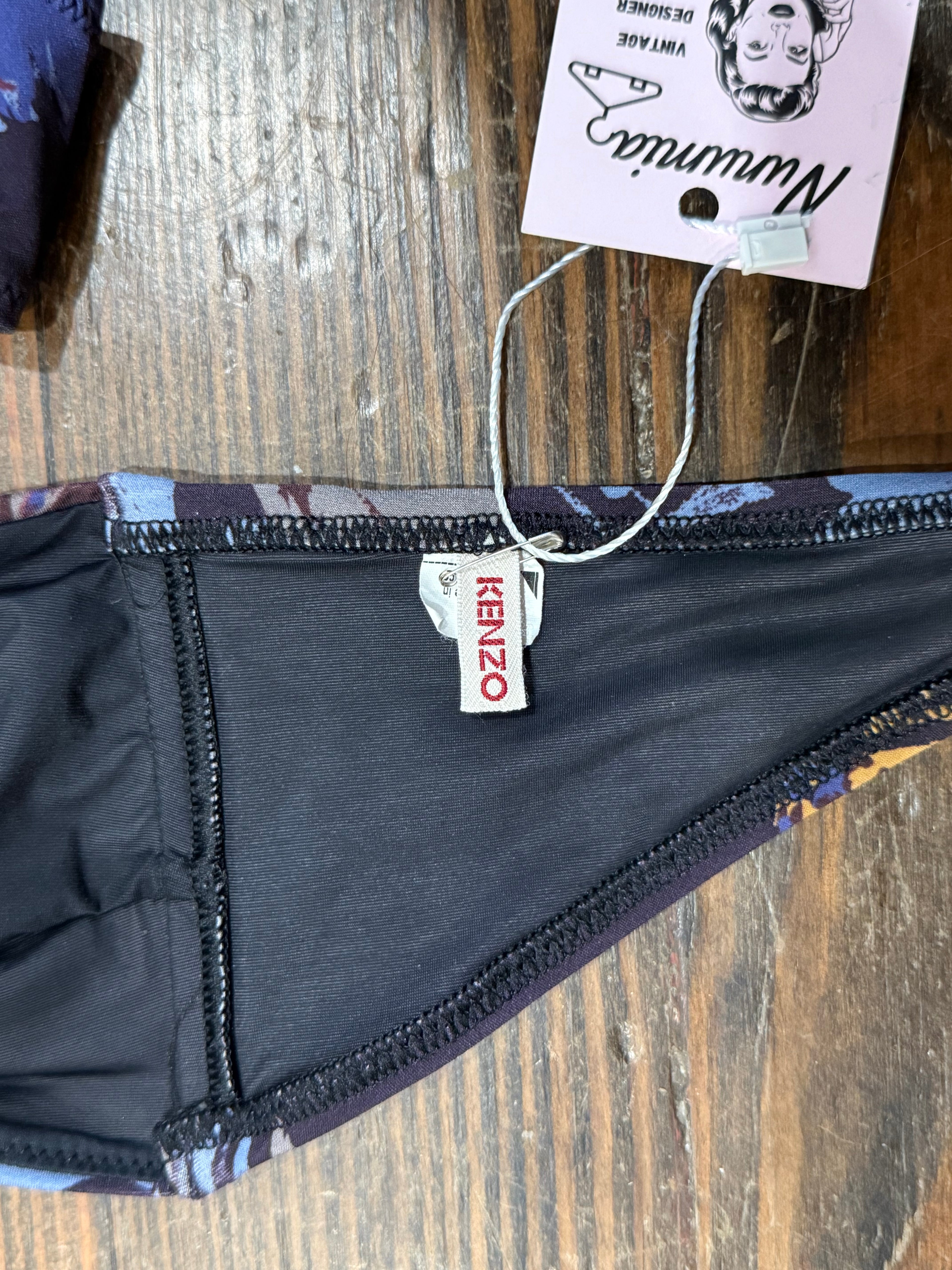 Kenzo Bandage Bikini Set (navy/black)