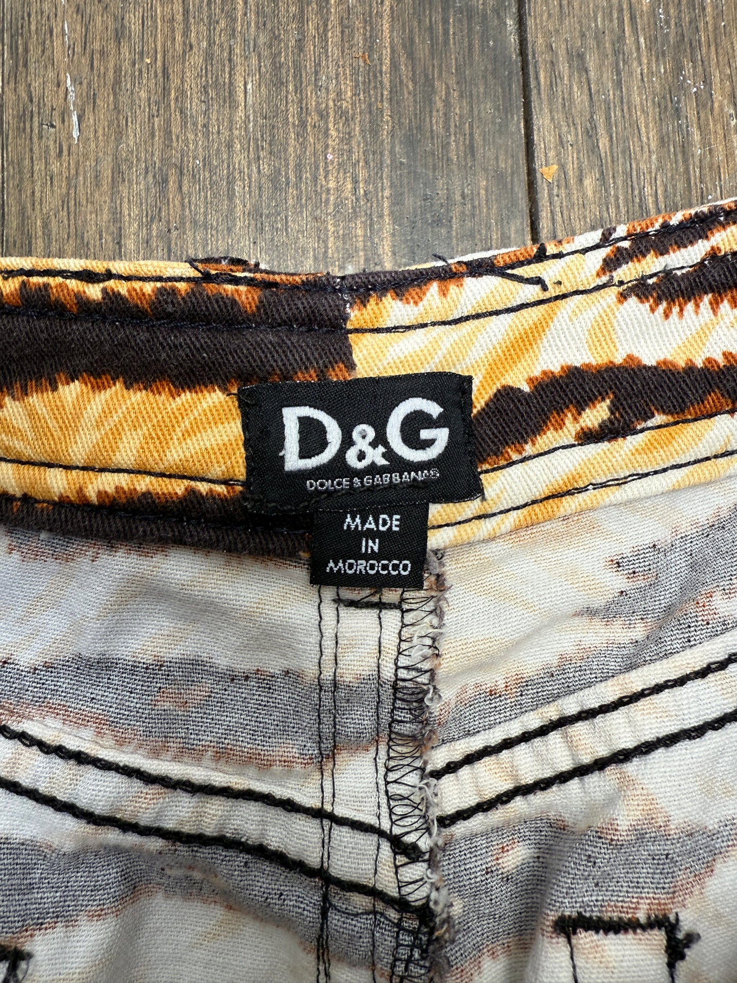 D&G Tiger Pencil Skirt