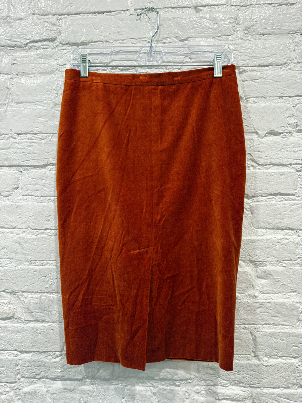 Moschino velvet midi skirt