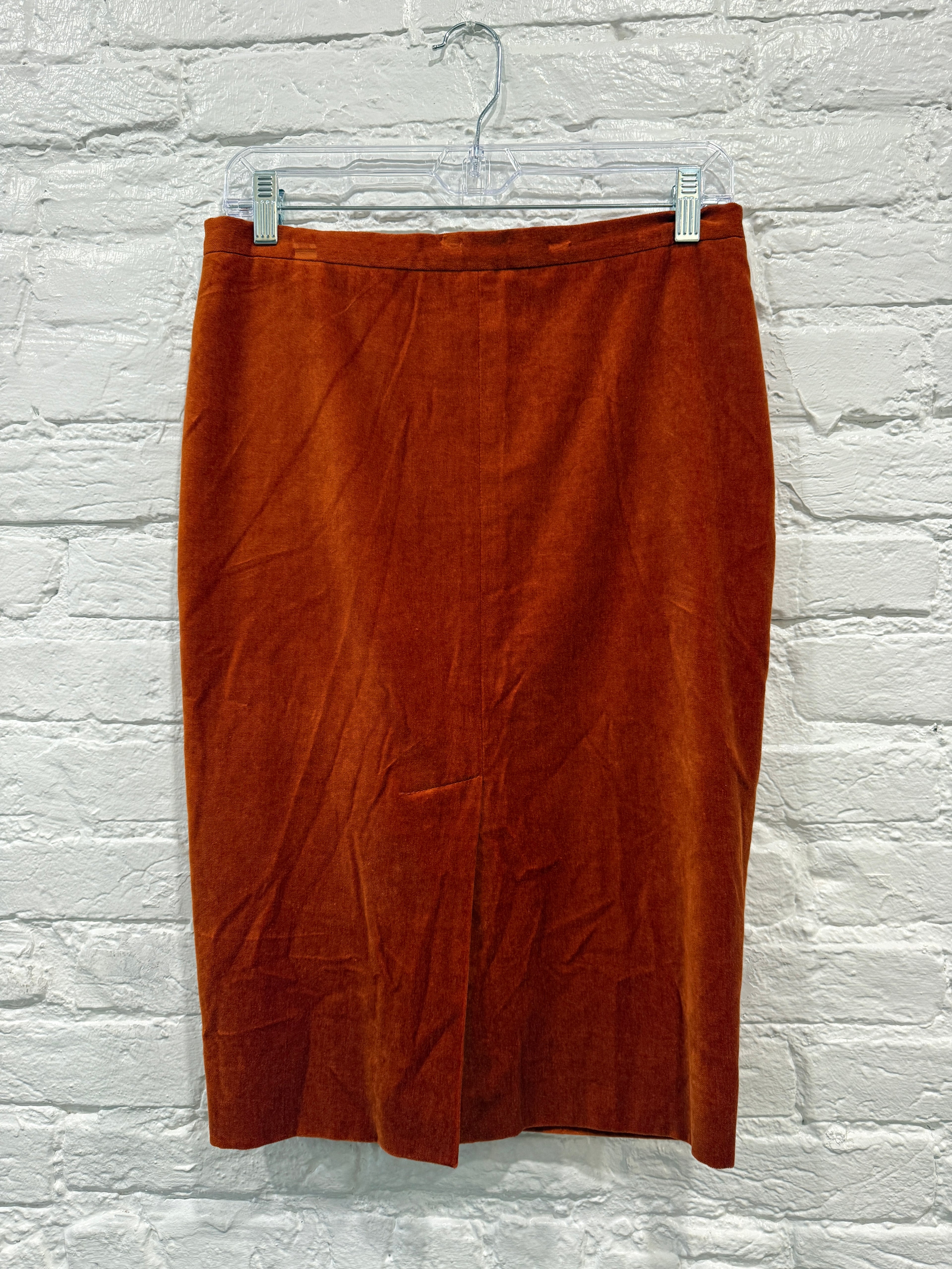 Moschino velvet midi skirt