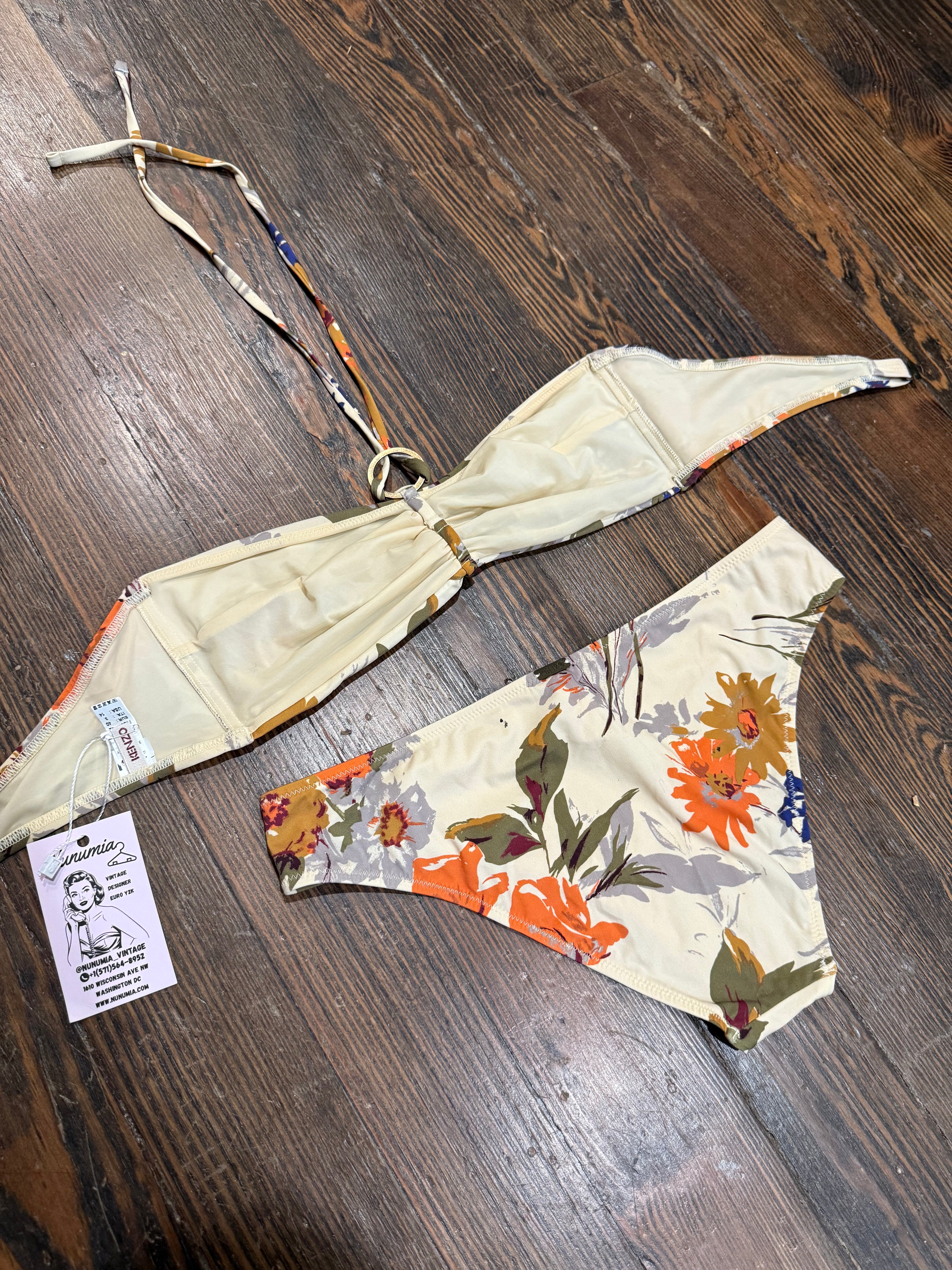 Kenzo Bandage Bikini Set (ivory)