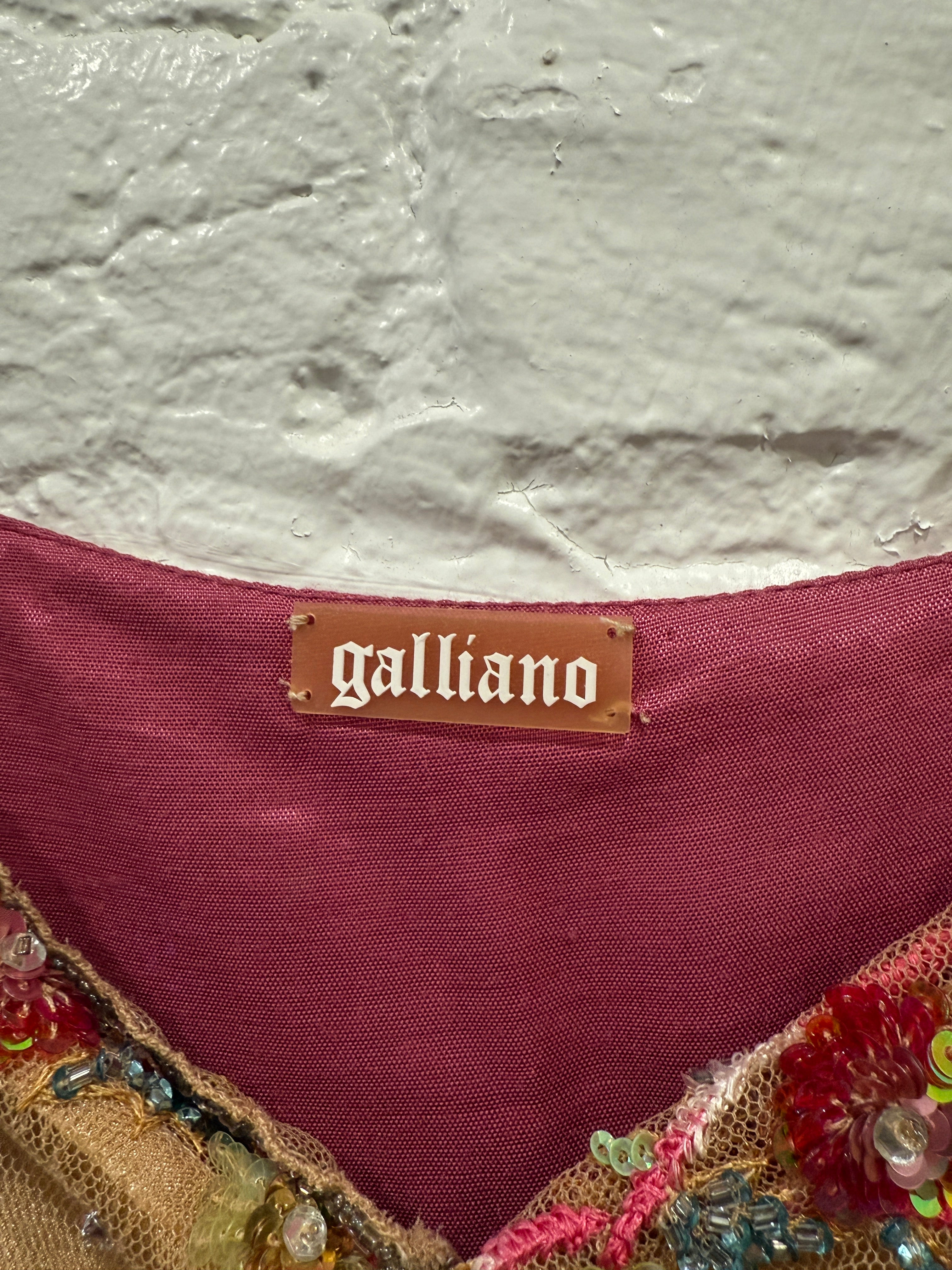 Galliano Beaded Dress