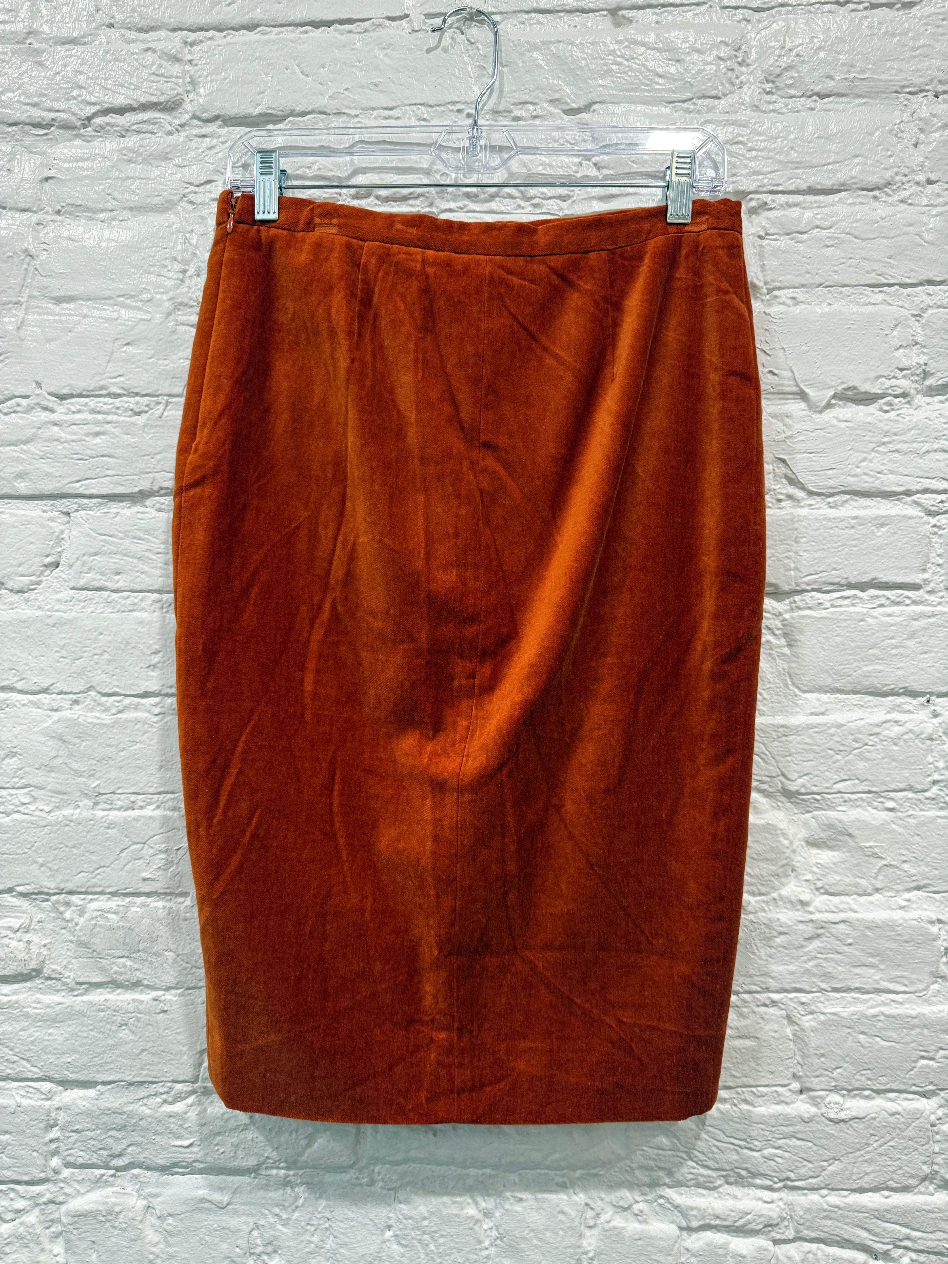 Moschino velvet midi skirt