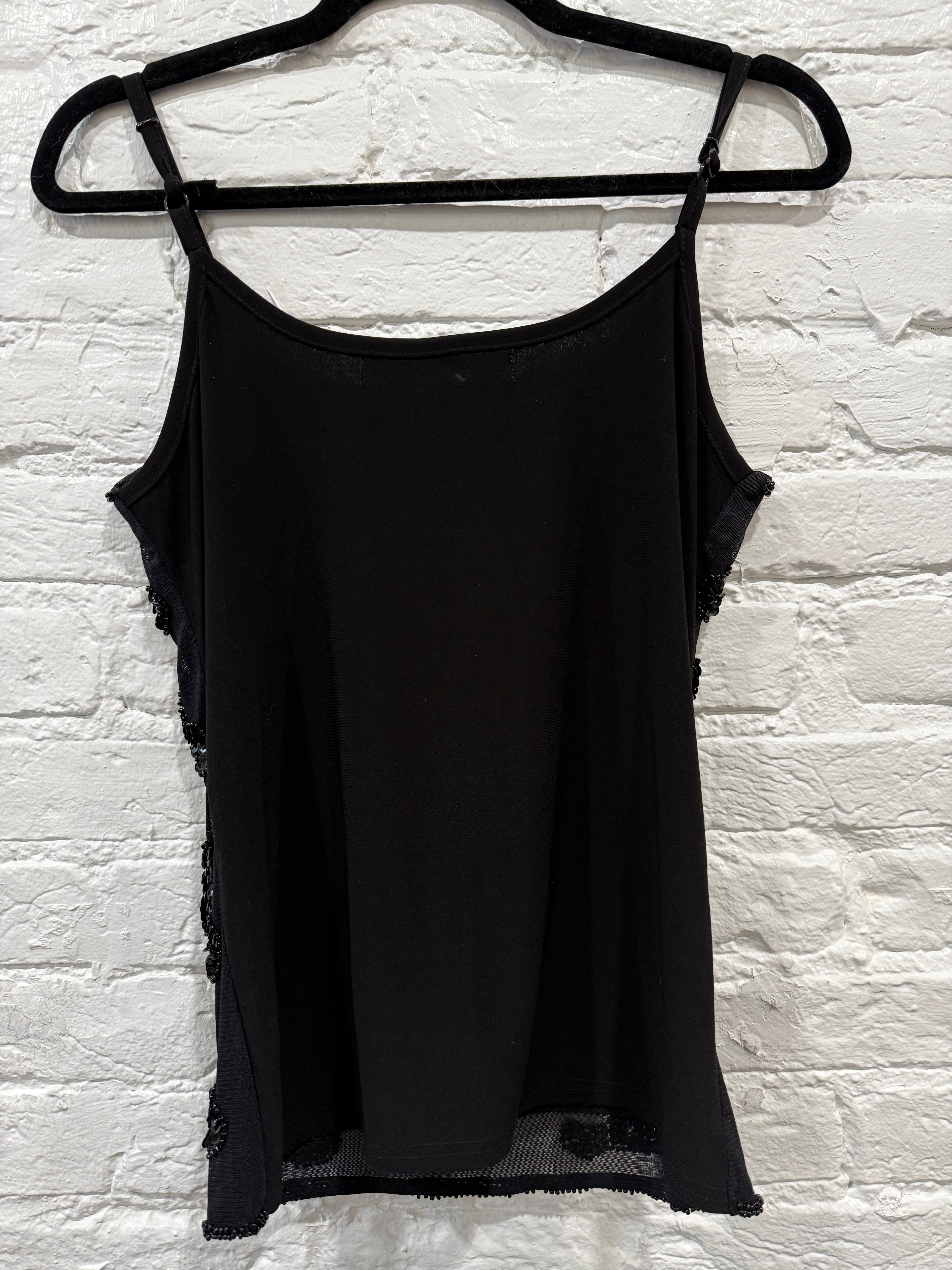 Fashion Tv black beaded top