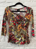 Roberto Cavalli 
Drape Top