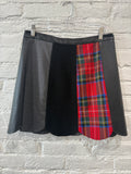 Moschino Red Plaid
Patchwork Skirt
