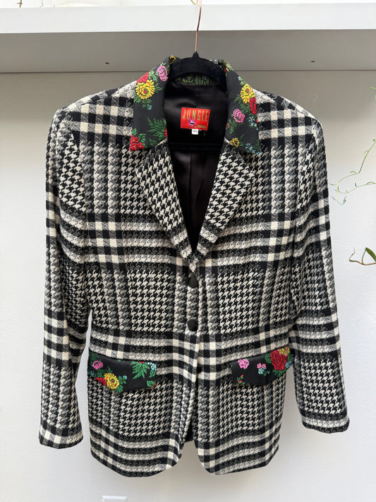 Kenzo Floral Embellished Blazer