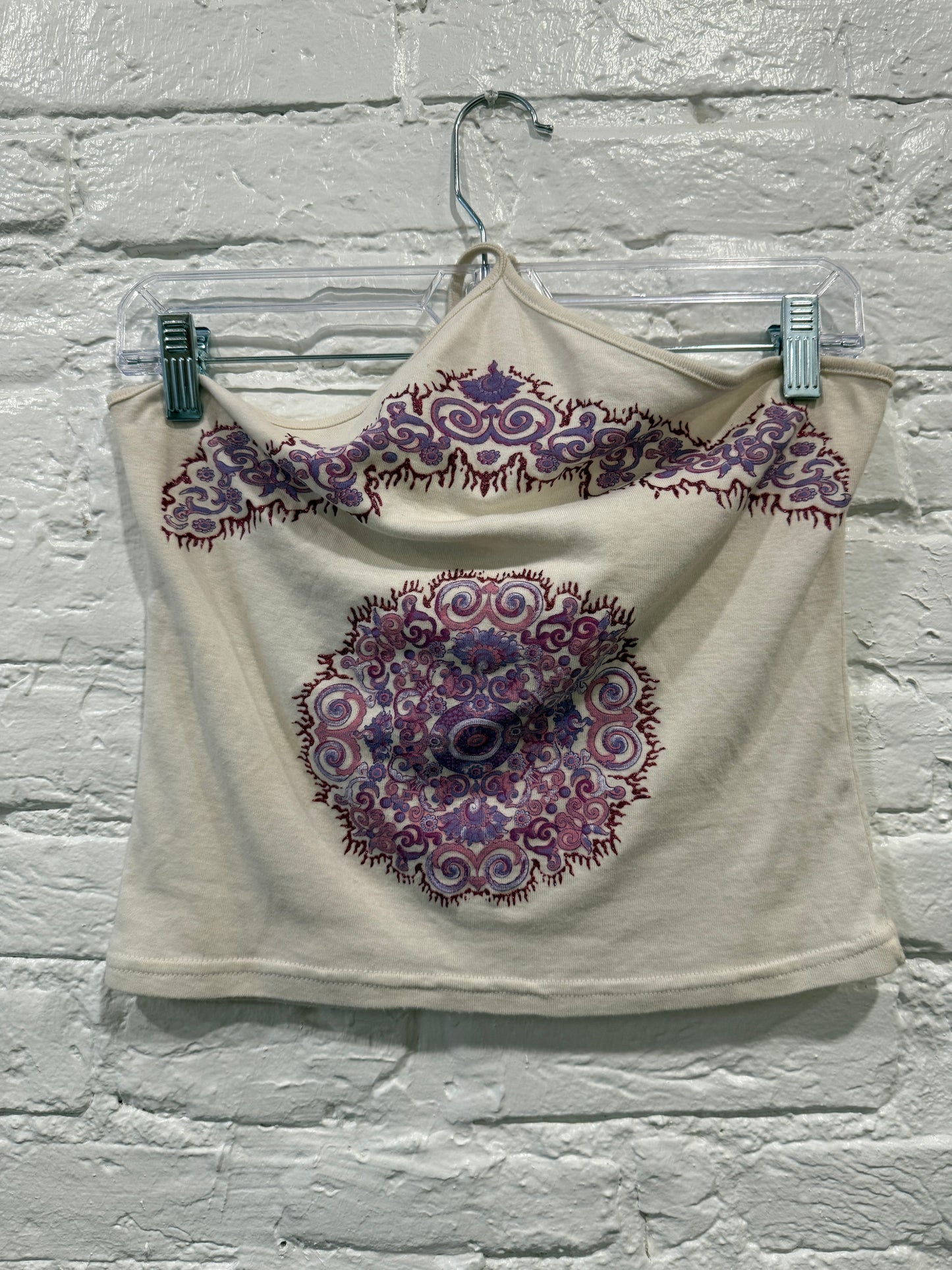 Mandela print halter top