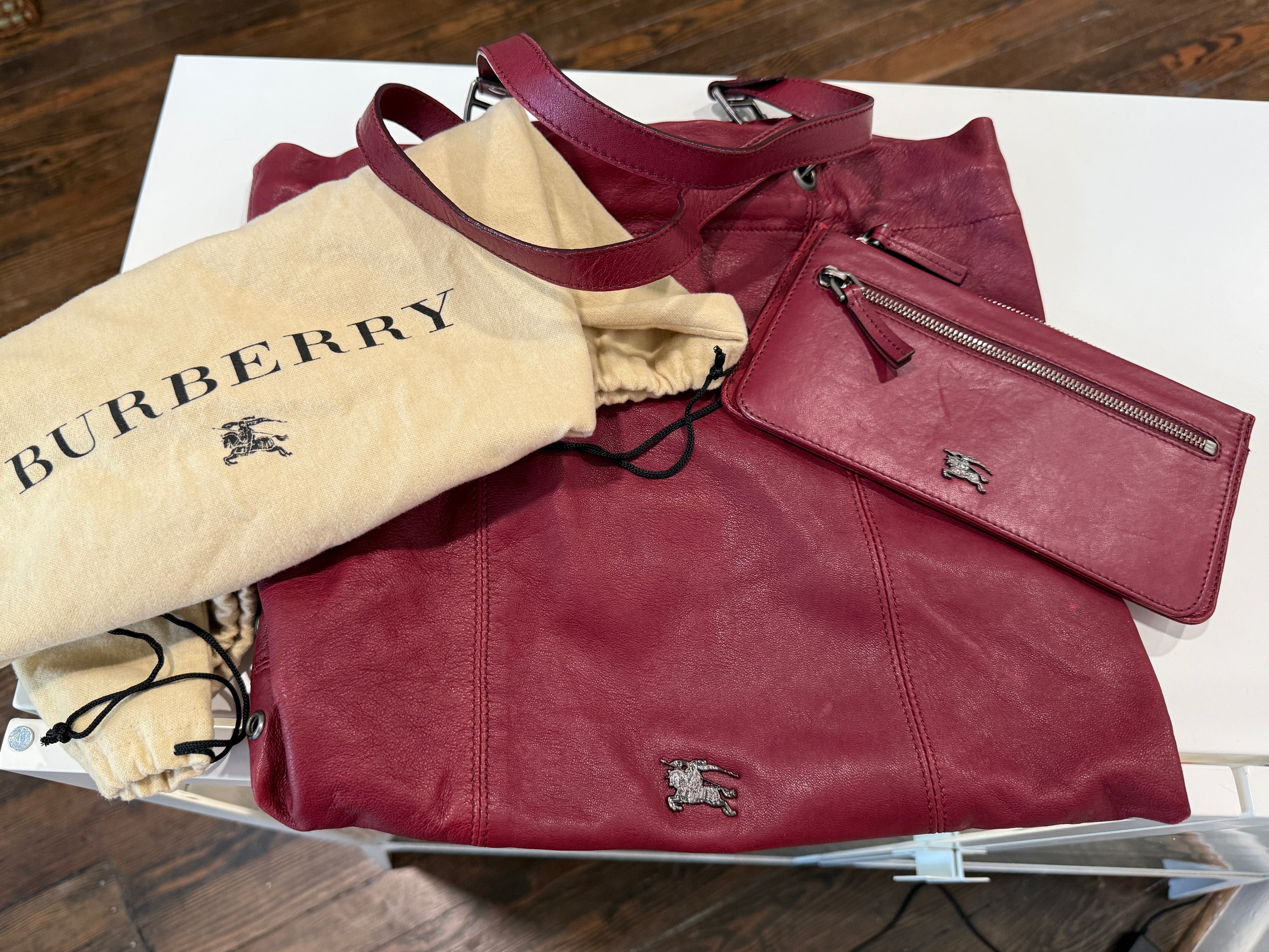 Burberry Packable Tote & wallet