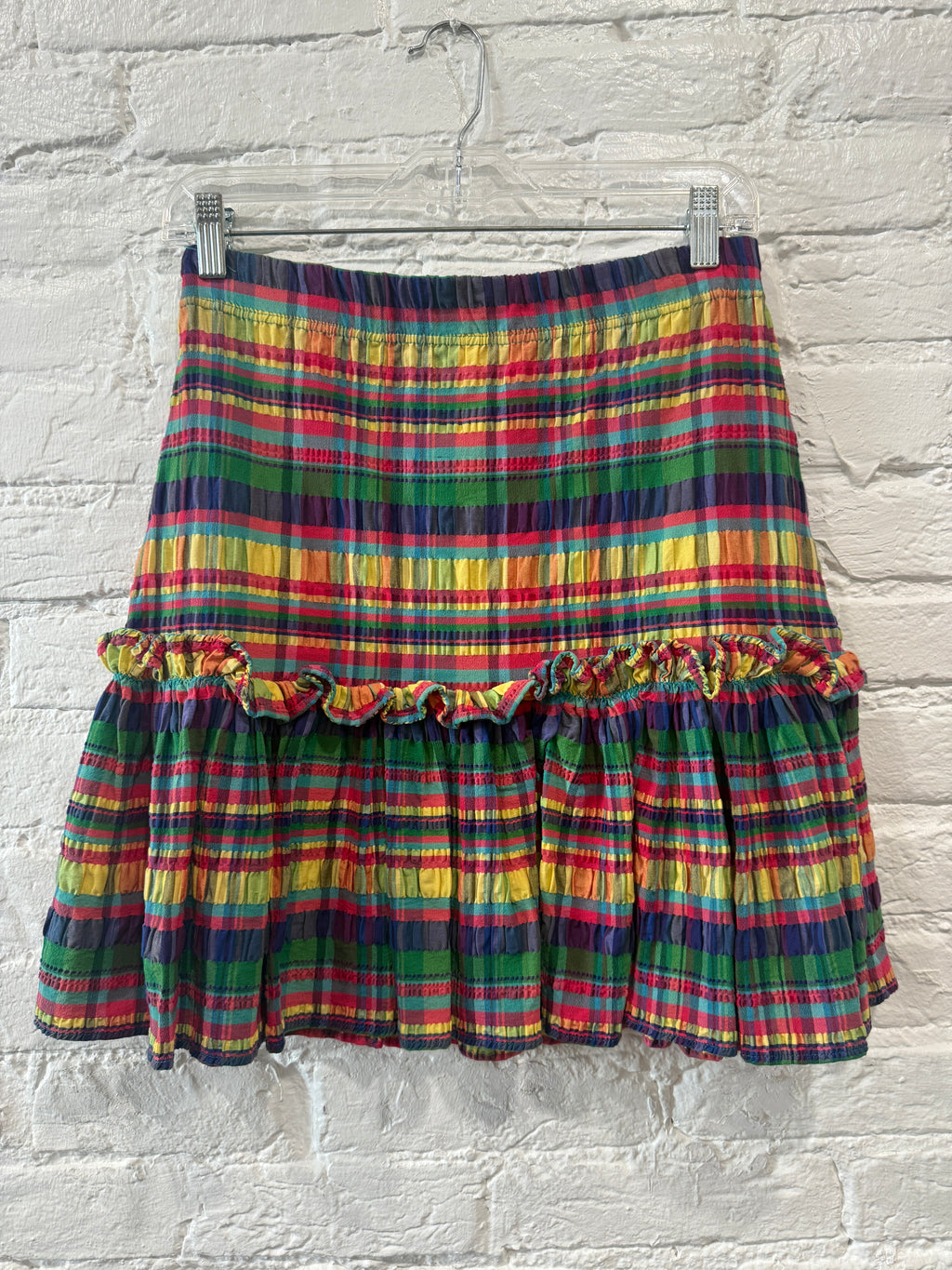 Christian Lacroix Plaid Skirt