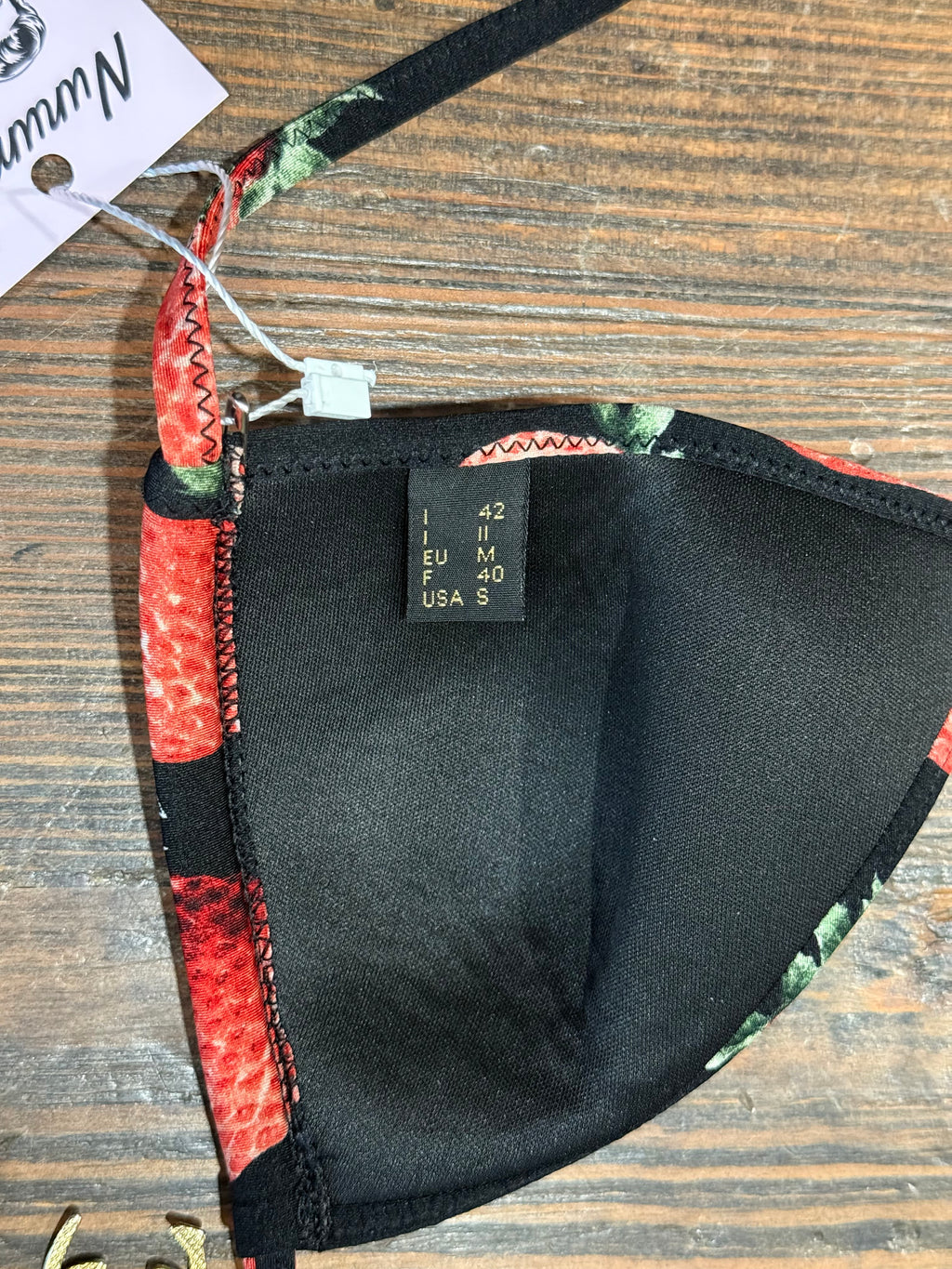 Vtg Cavalli Strawberry Bikini set as is