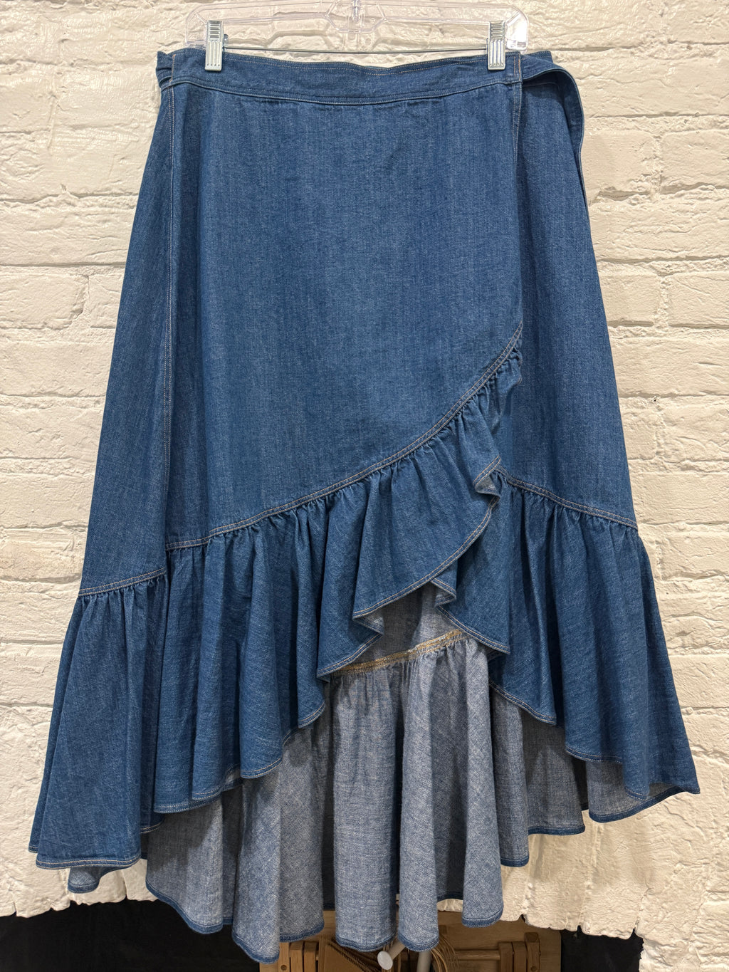 Polo Ralph Lauren 
Denim Wrap Skirt
