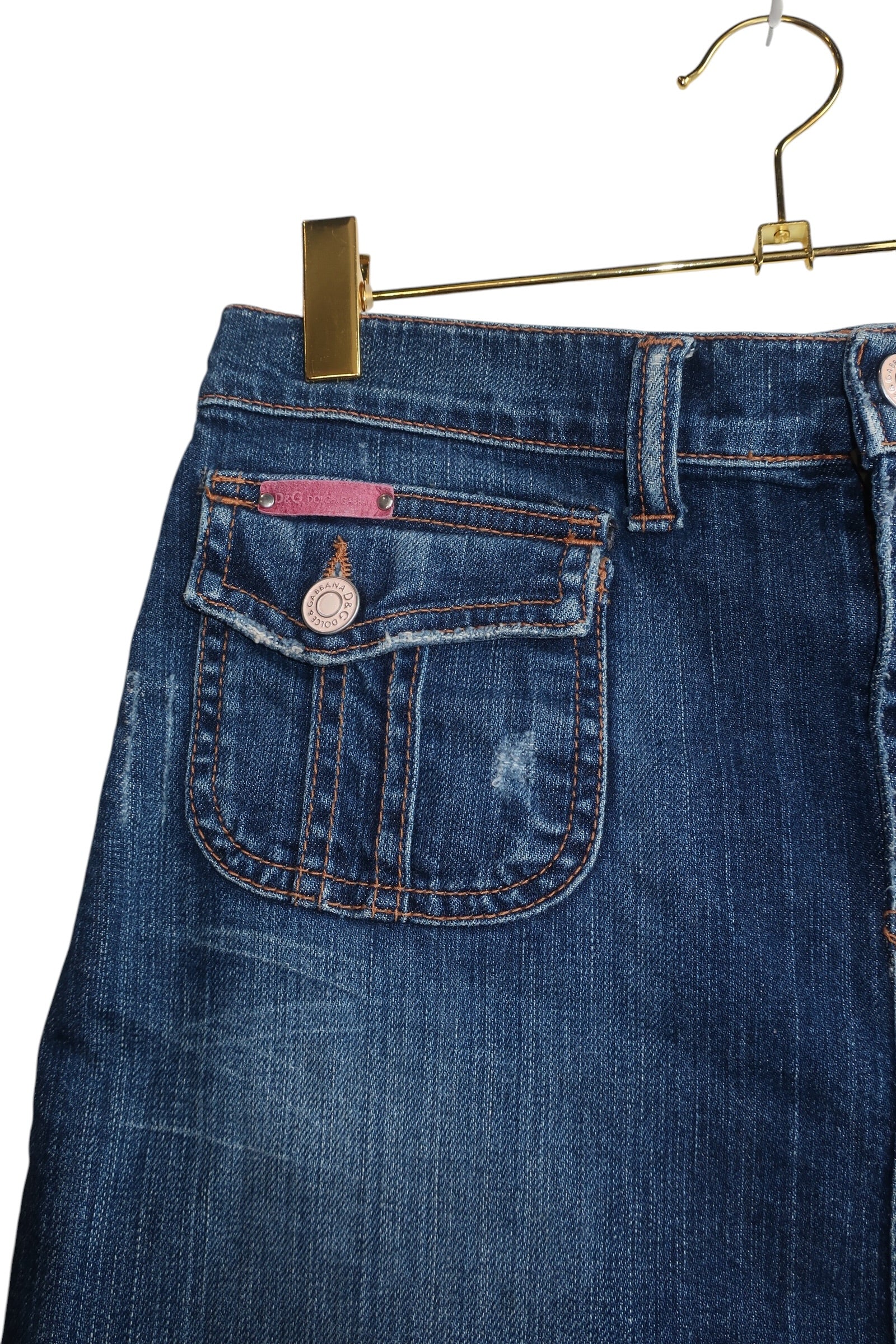 Dolce Gabbana Mini  Denim Skirt
