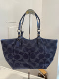 Coach Blue Signature Bag F16175