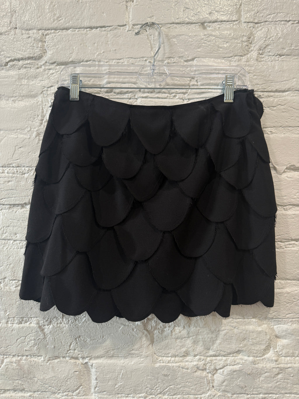 Moschino Deadstock Wool Petal Skirt