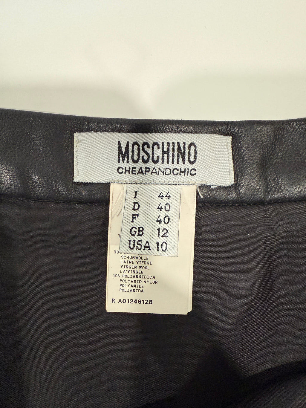 Moschino Red Plaid
Patchwork Skirt