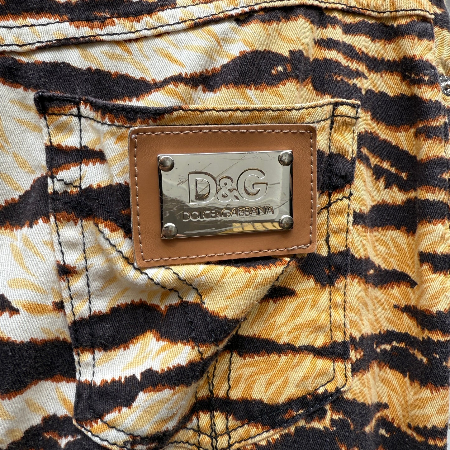 D&G Tiger Pencil Skirt