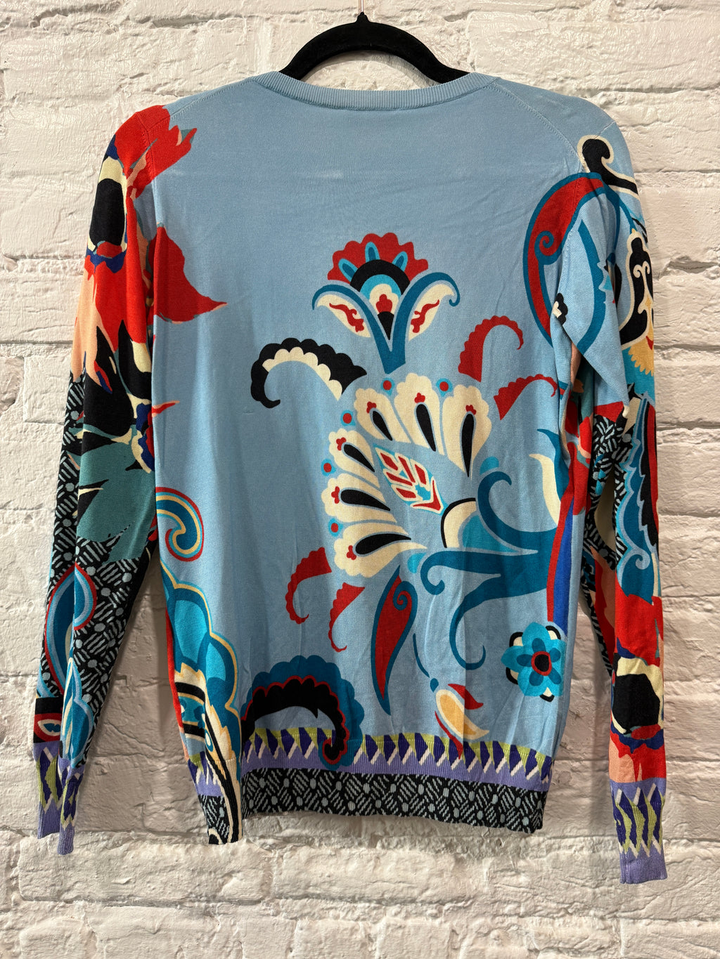 ETRO Silk  
Blue Sweater