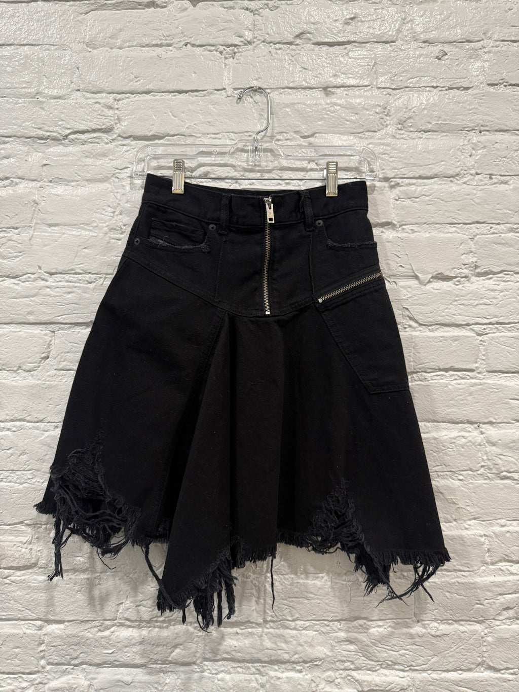 Diesel Black pleated midi